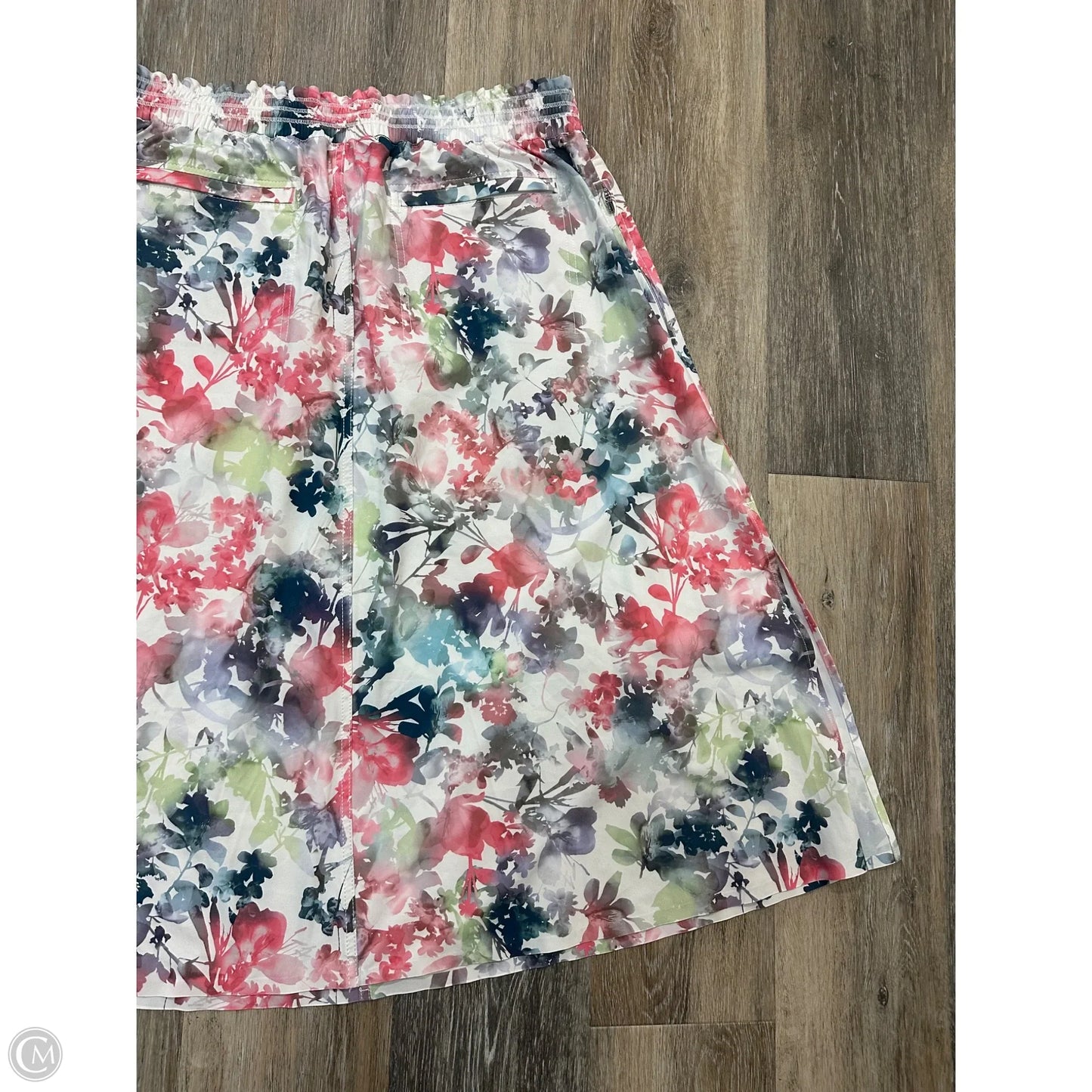 - Skirt Midi By Athleta In Floral Print, Size: L