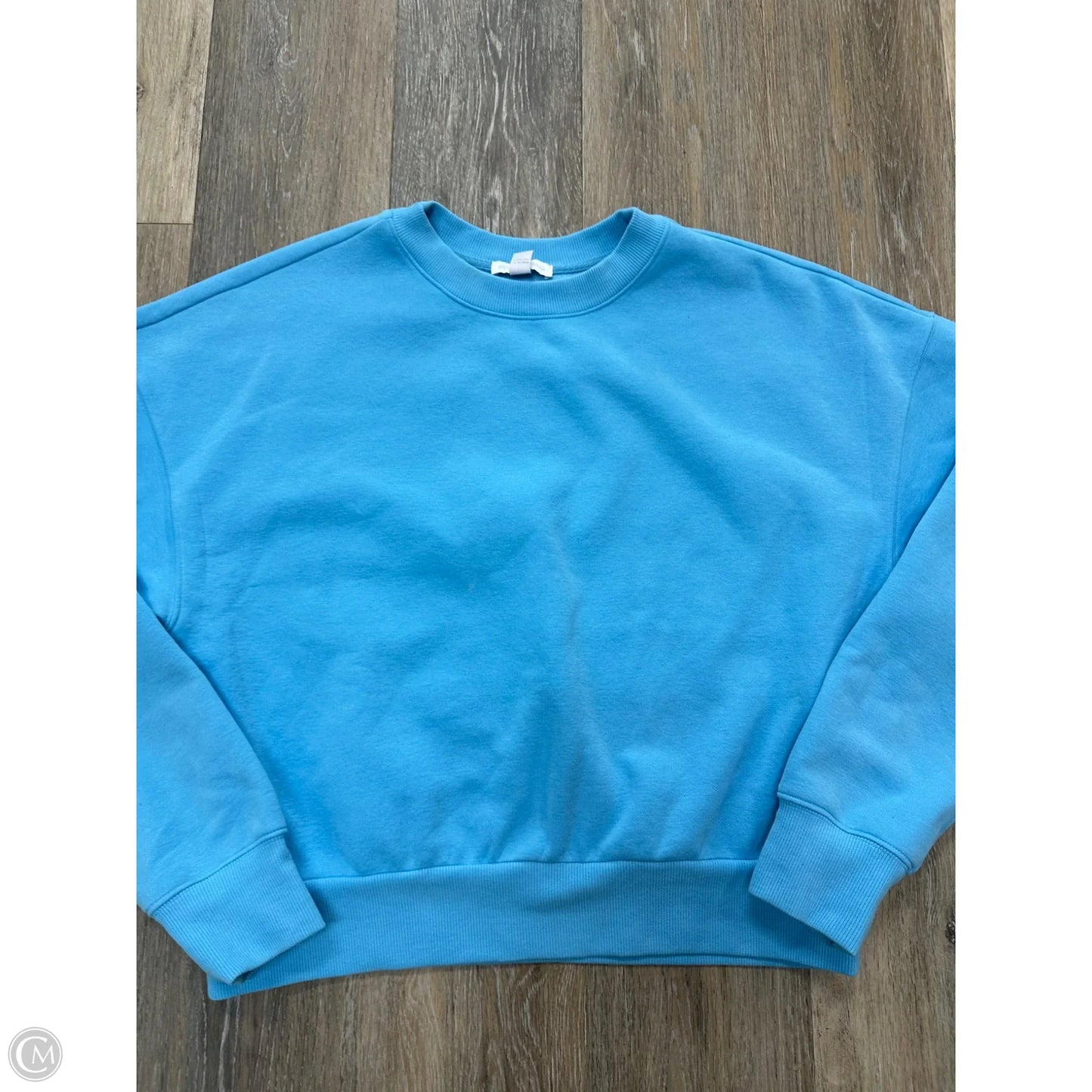 Athletic Sweatshirt Crewneck By Beyond Yoga In Blue, Size: S