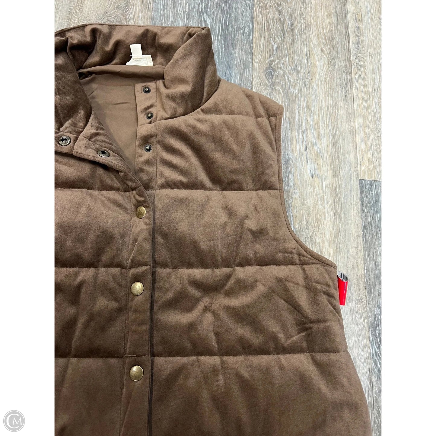 Vest Other By Hem & Thread In Brown, Size: S