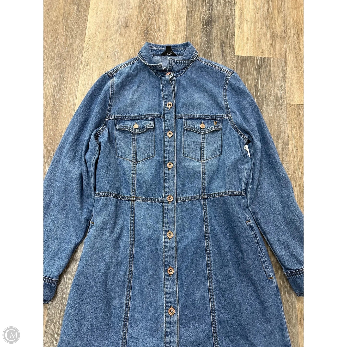 Dress Designer By Frye In Blue Denim, Size: M