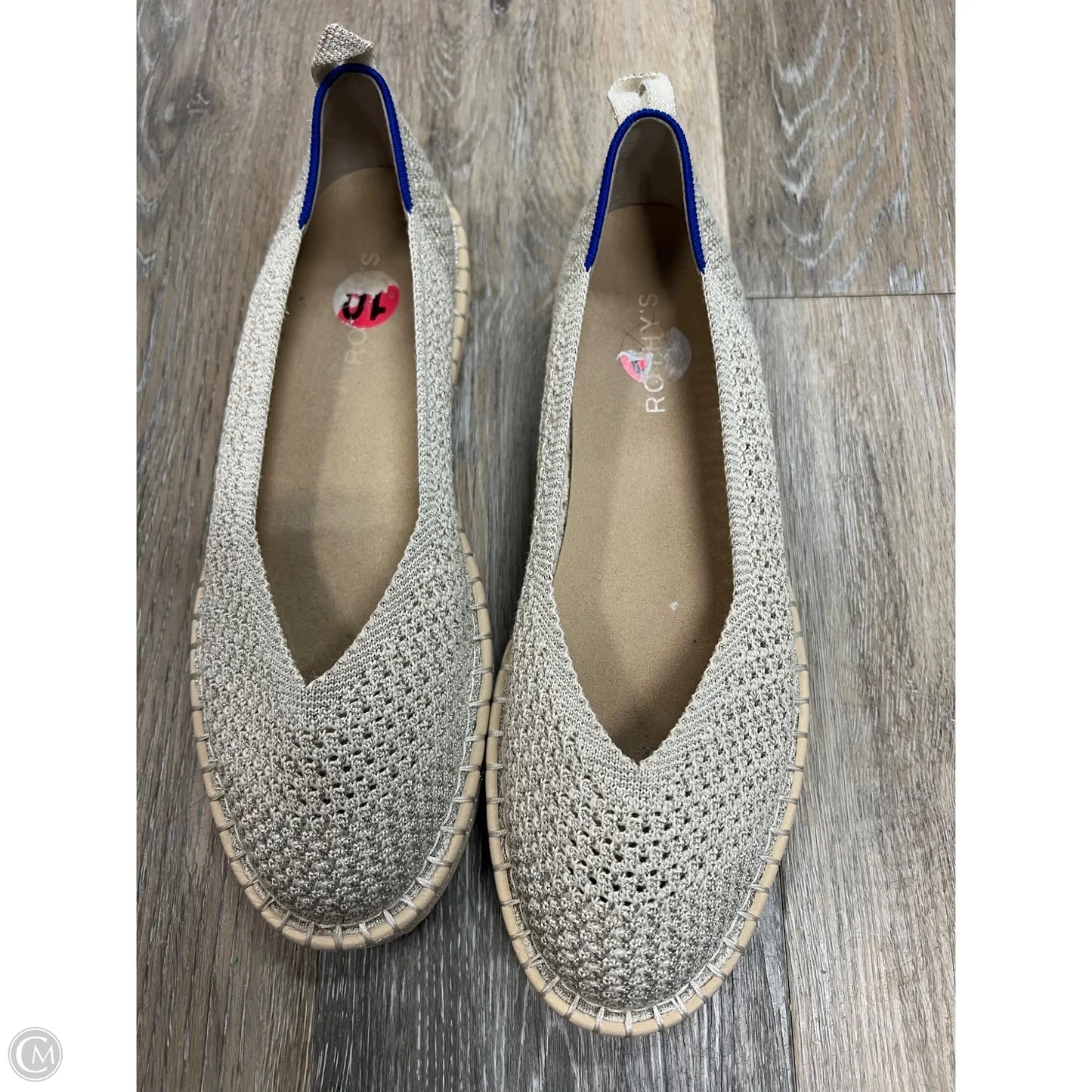 -Shoes Flats By Rothys In Cream, Size: 10