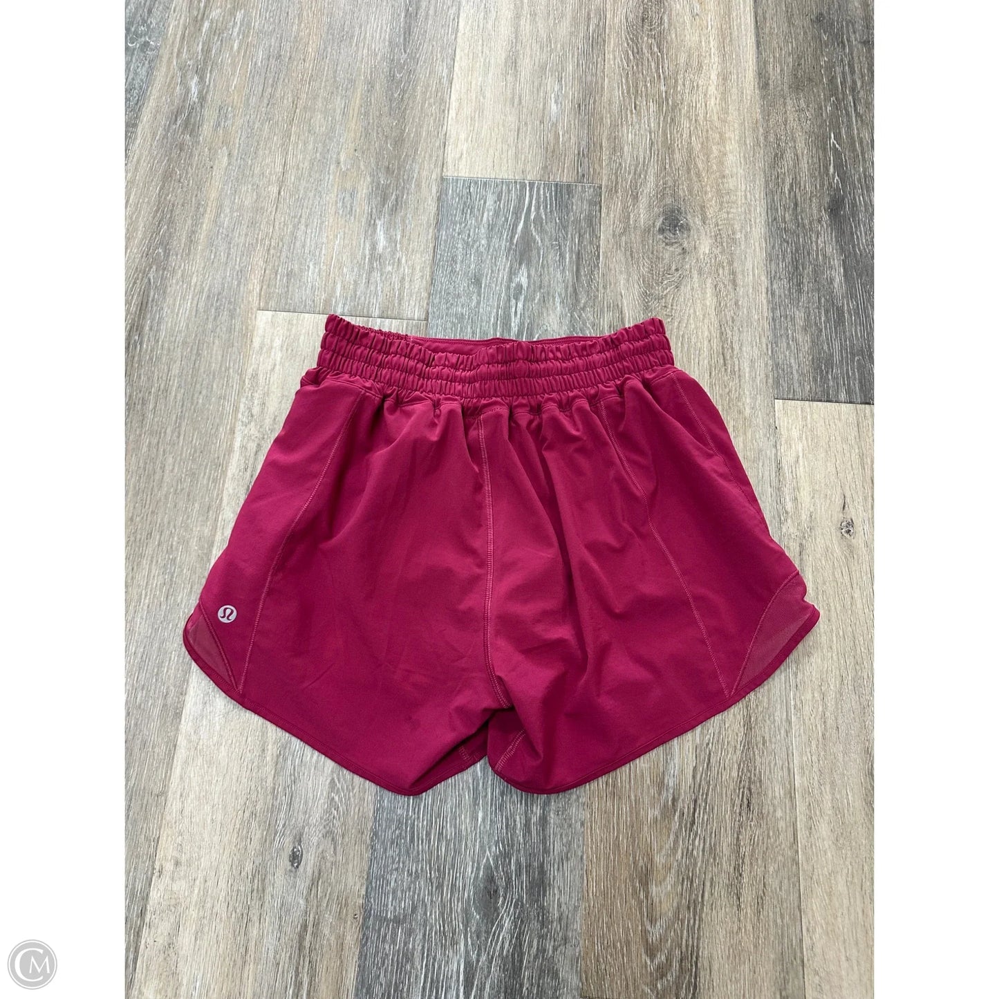 Athletic Shorts By Lululemon In Pink, Size: 4