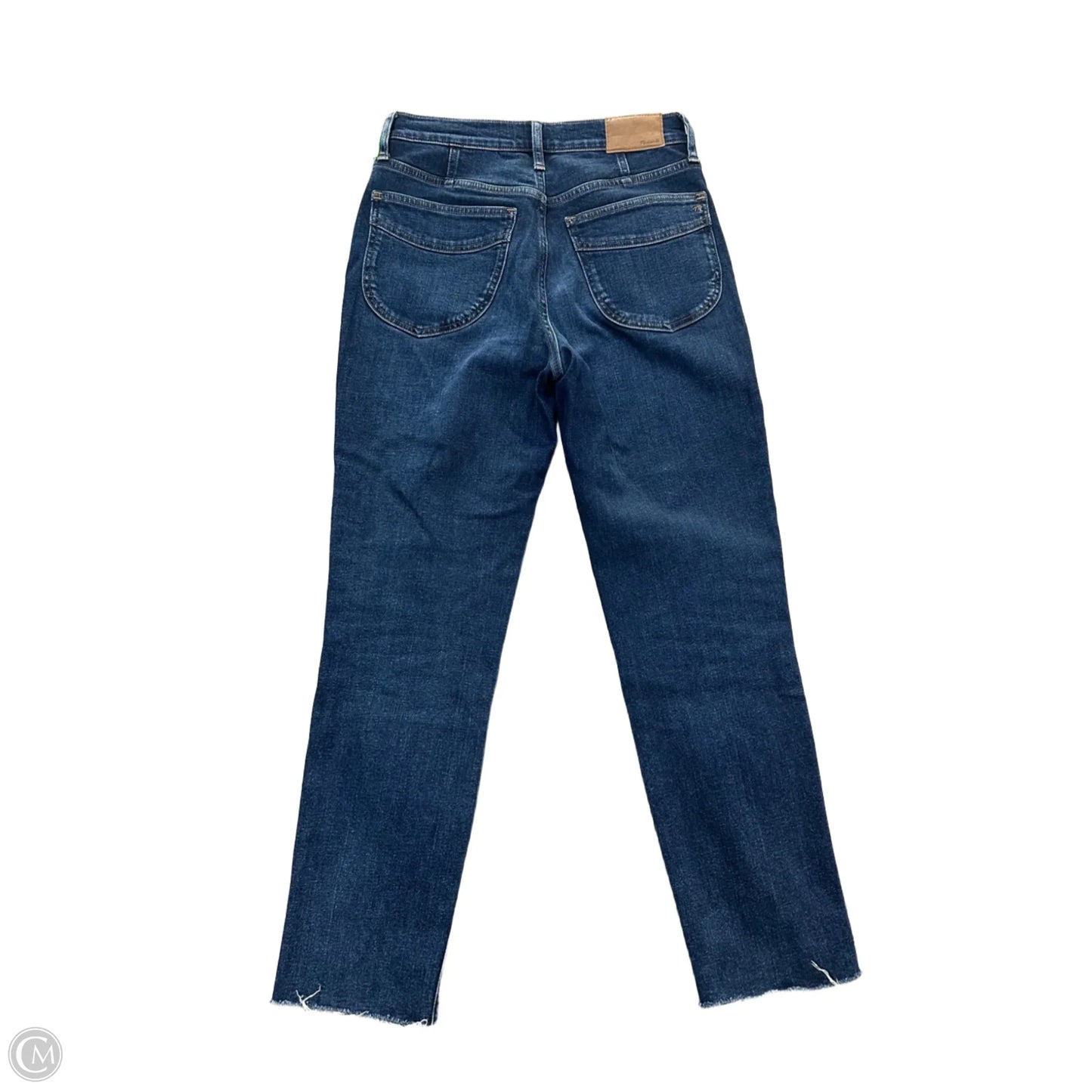 Jeans Straight By Madewell In Blue Denim, Size: 2