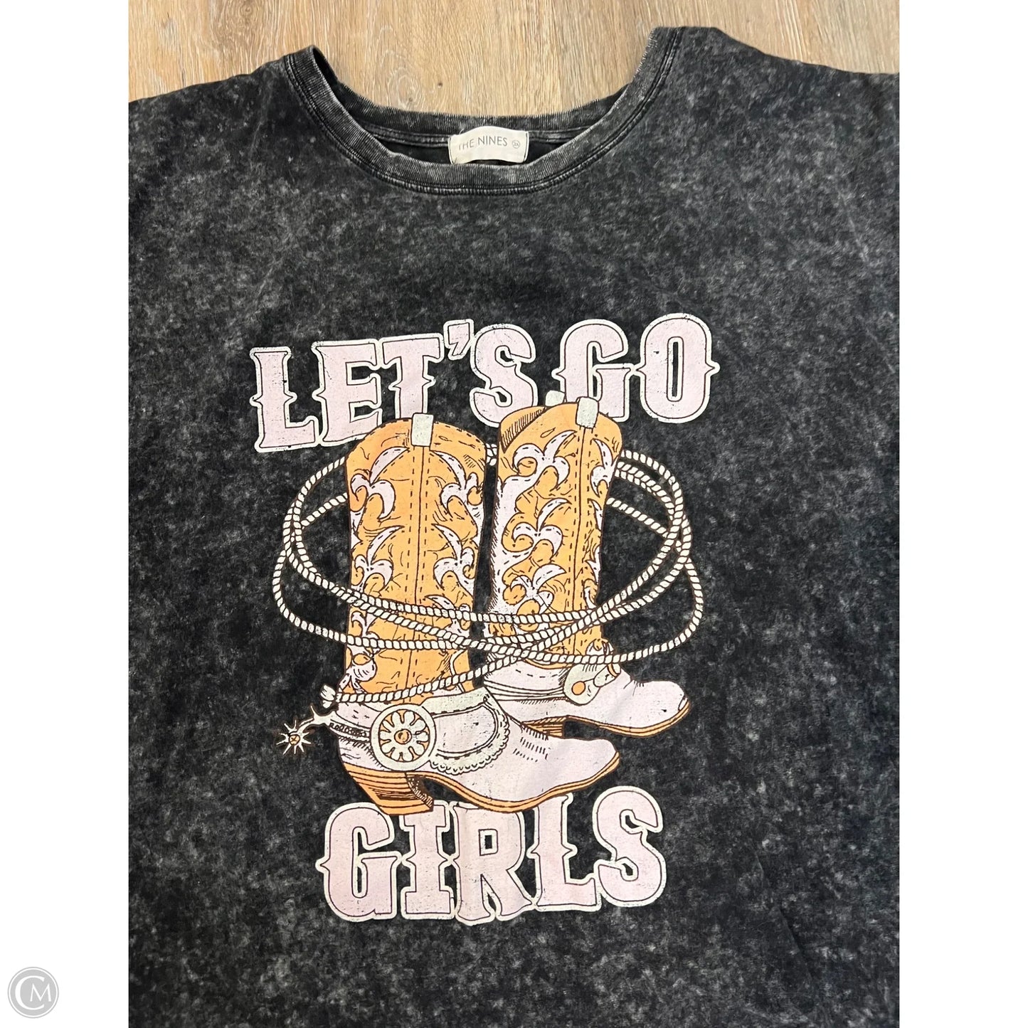 Top Short Sleeve By The Nines In Black, Size: 3x