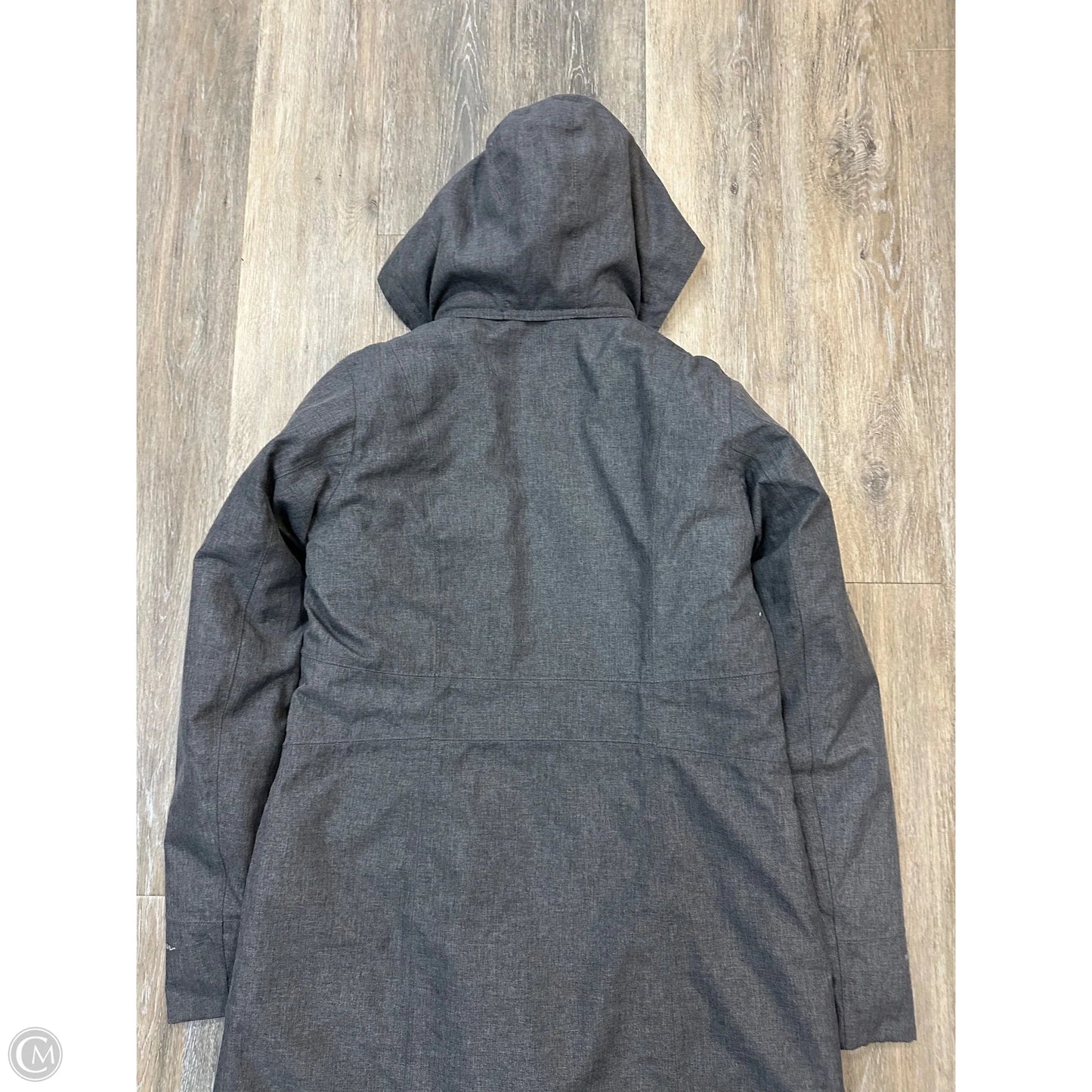 -Coat Parka By Eddie Bauer In Grey, Size: M