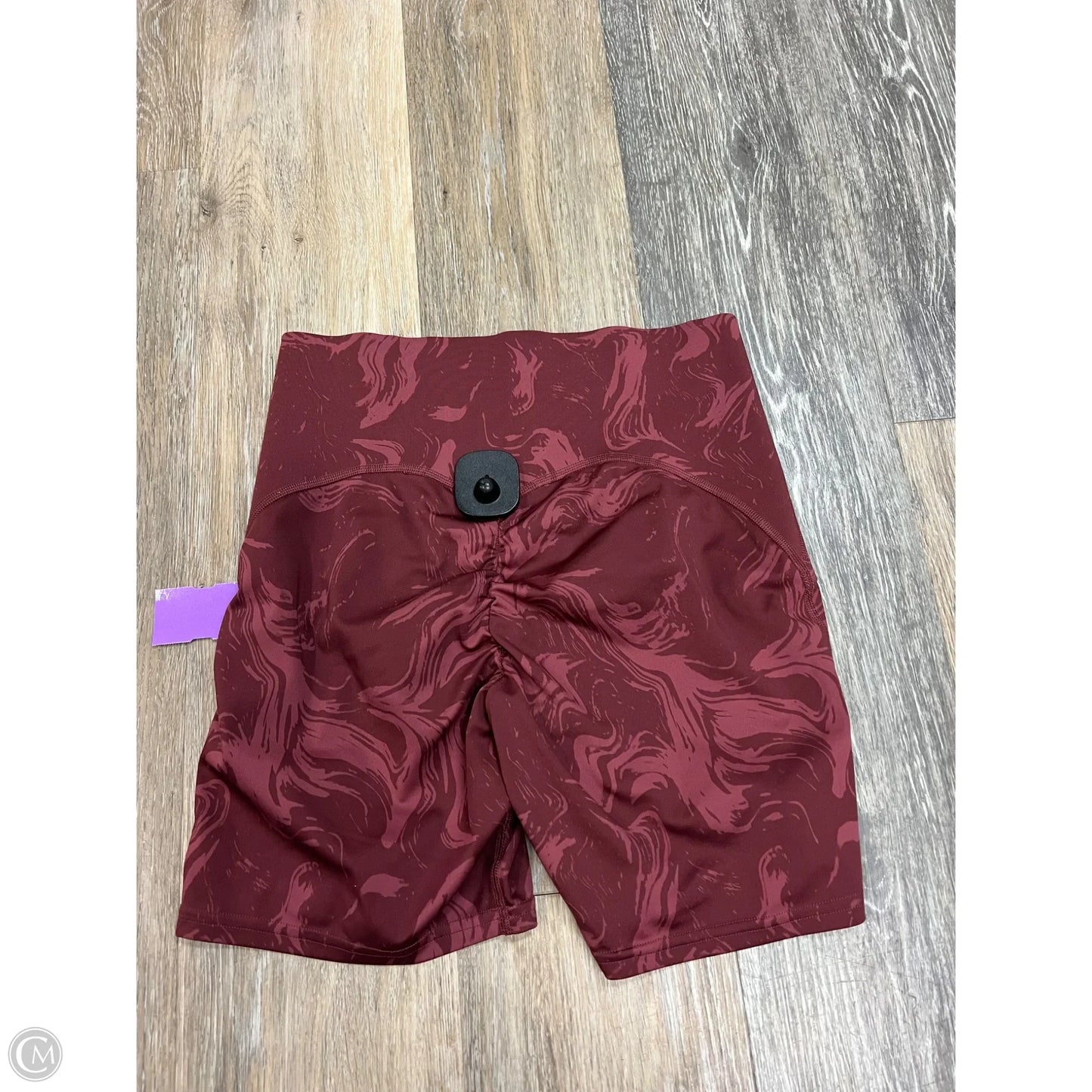 Athletic Shorts By Gym Shark In Maroon, Size: M