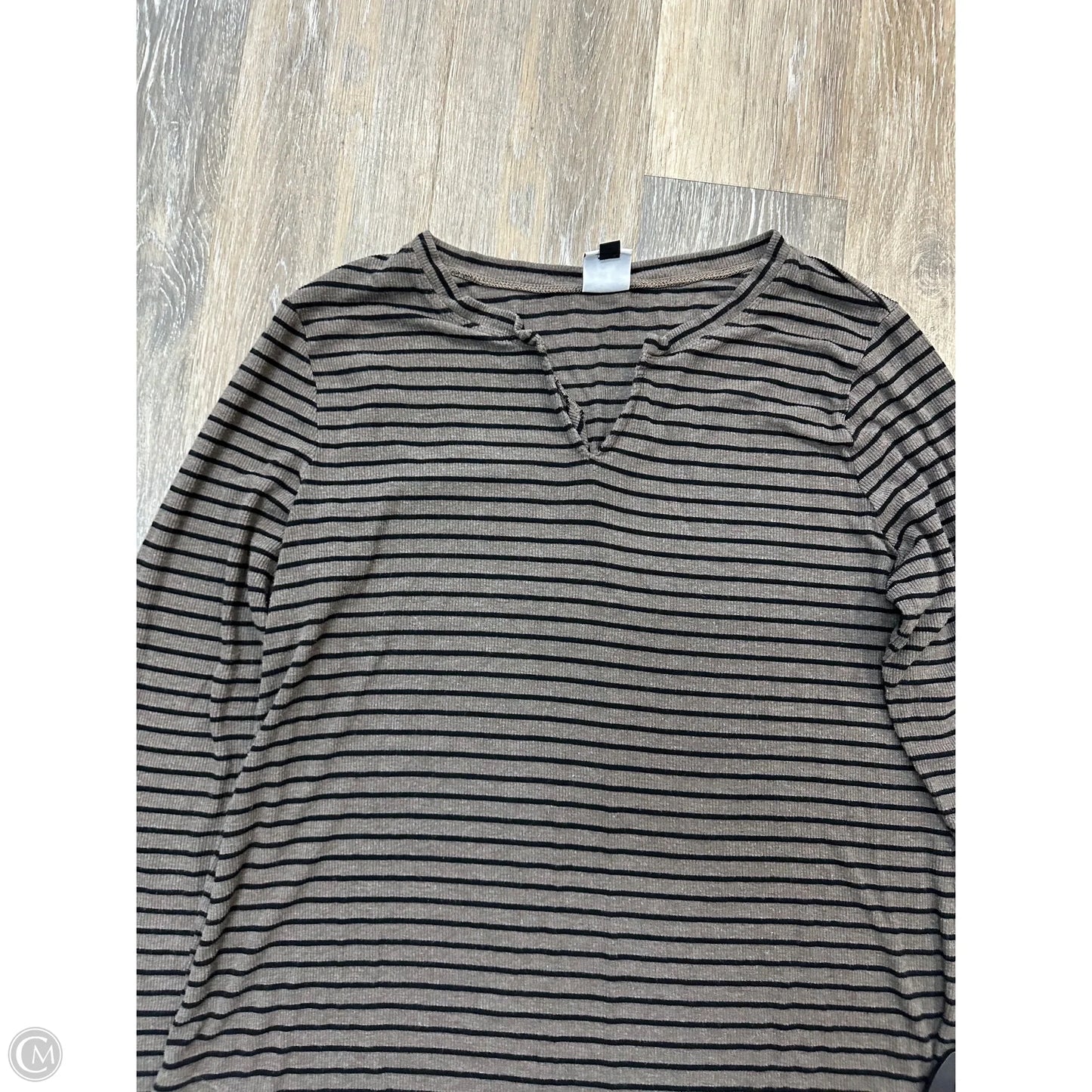 Top Long Sleeve By Cabi In Brown, Size: L