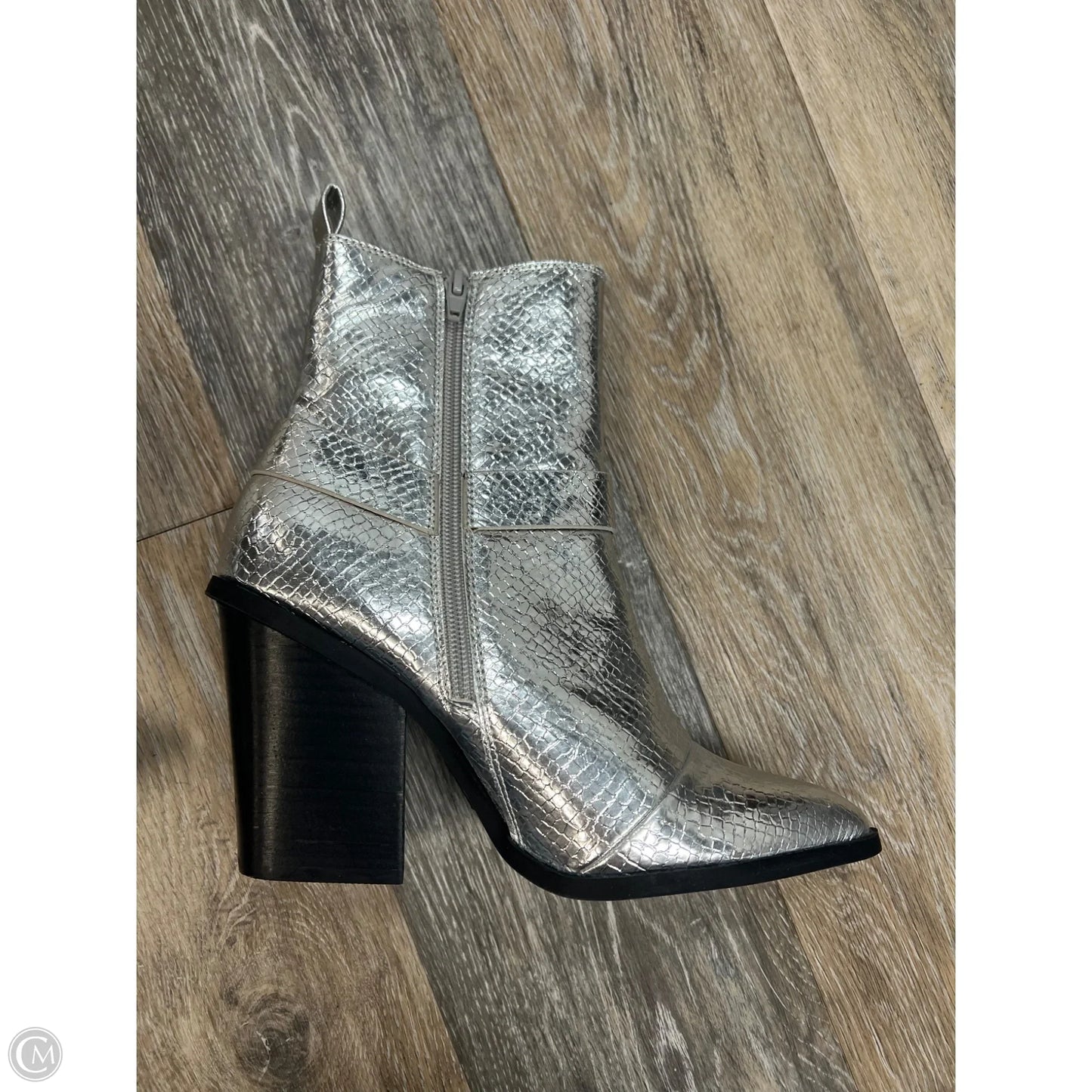 Boots Western By Dolce Vita In Silver, Size: 8.5