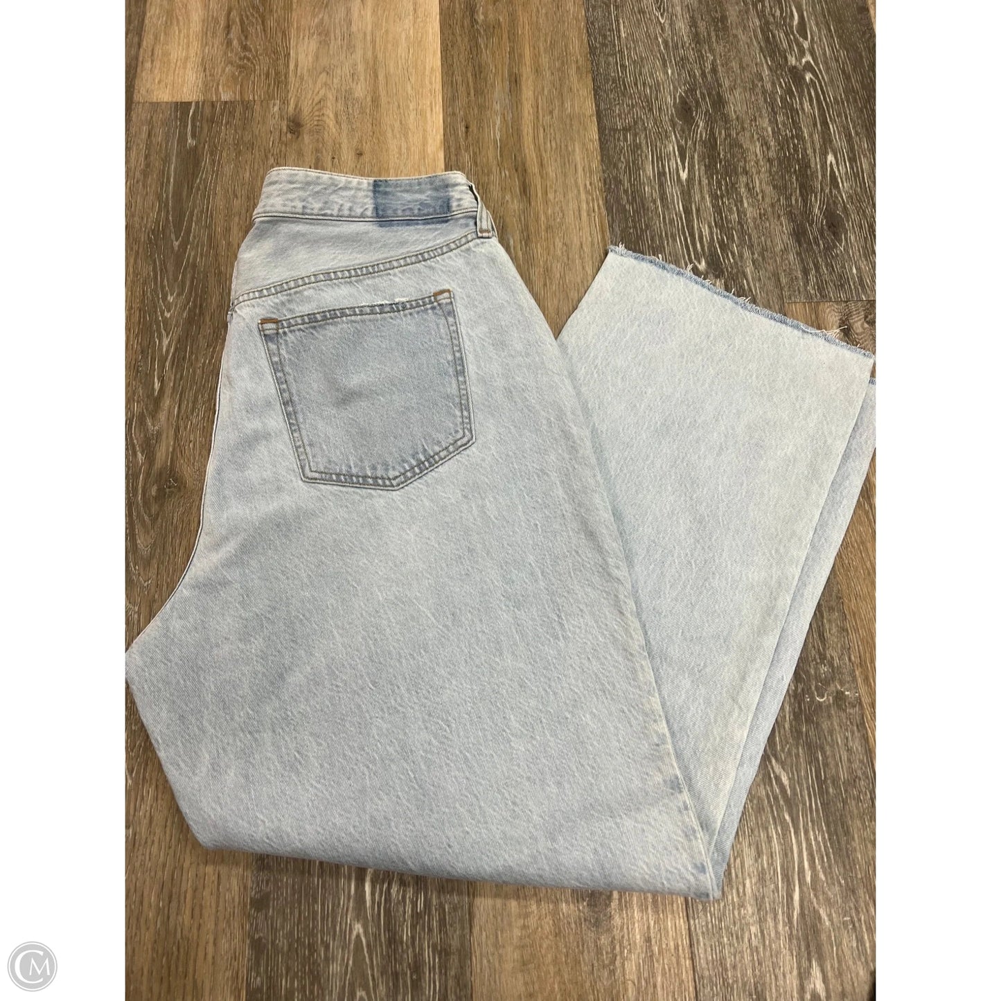 Jeans Boyfriend By Abercrombie And Fitch In Blue Denim, Size: 16