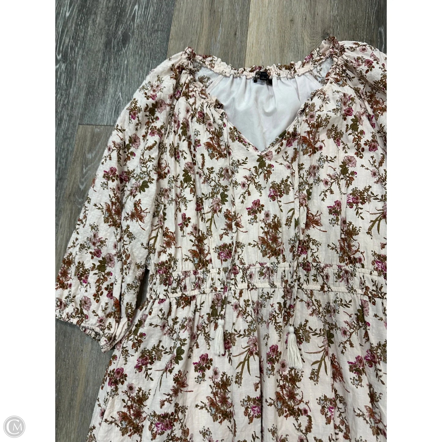Dress Designer By Frye In Floral Print, Size: L
