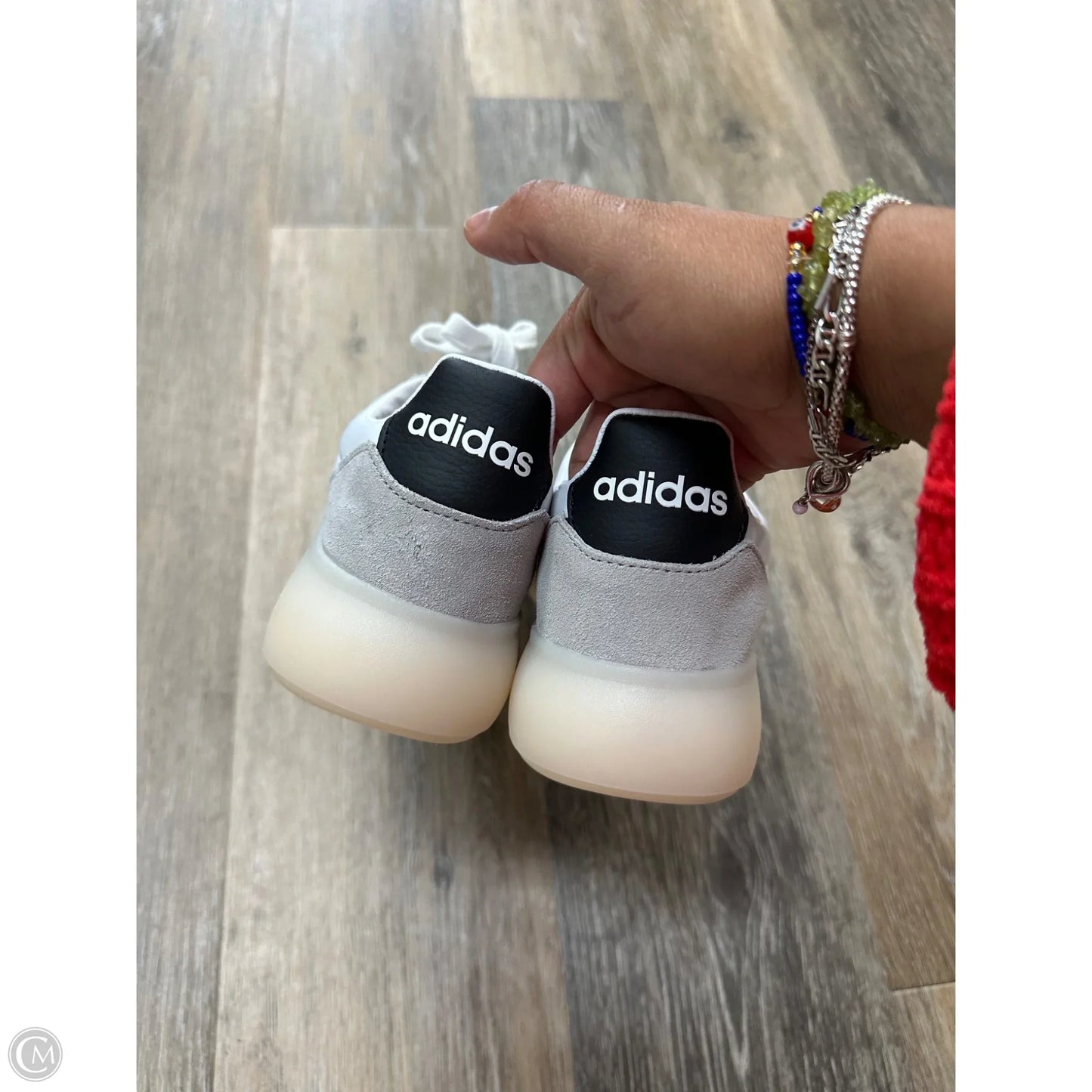 Shoes Athletic By Adidas In Grey, Size: 7.5