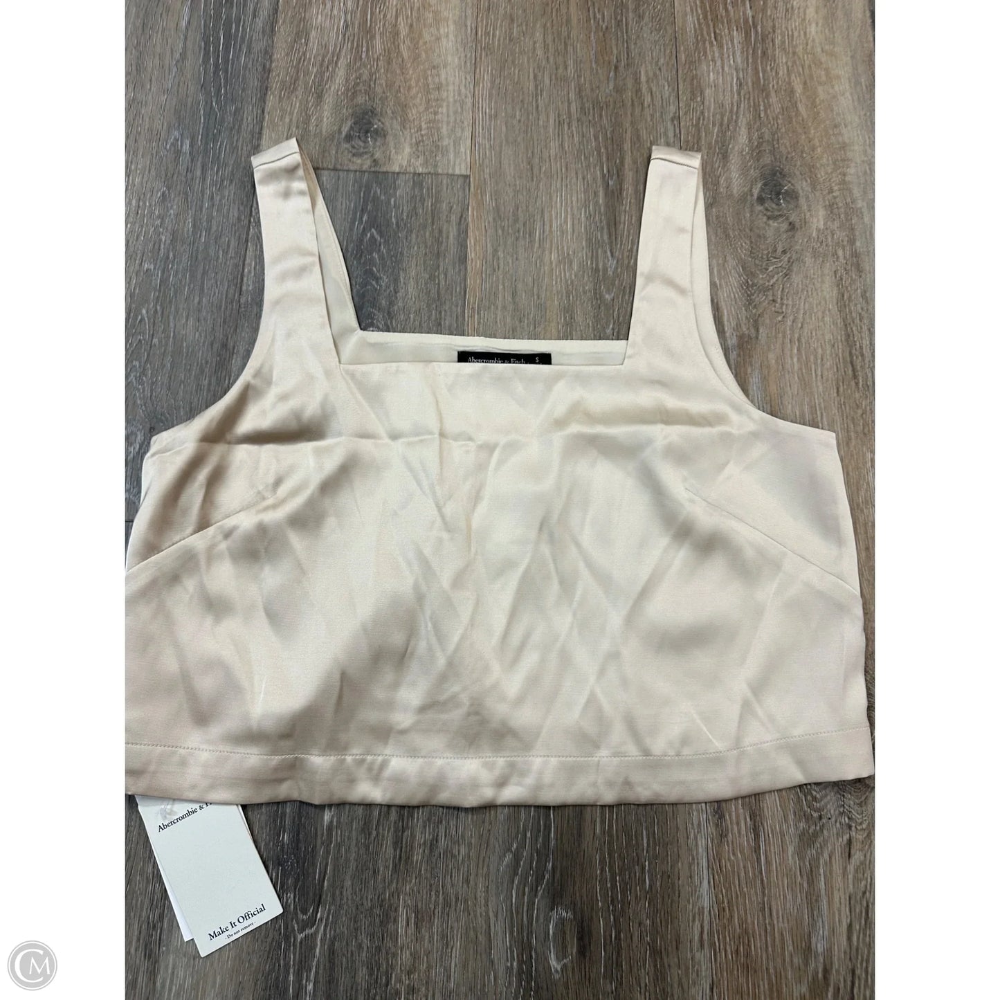 Tank Top By Abercrombie And Fitch In Cream, Size: S