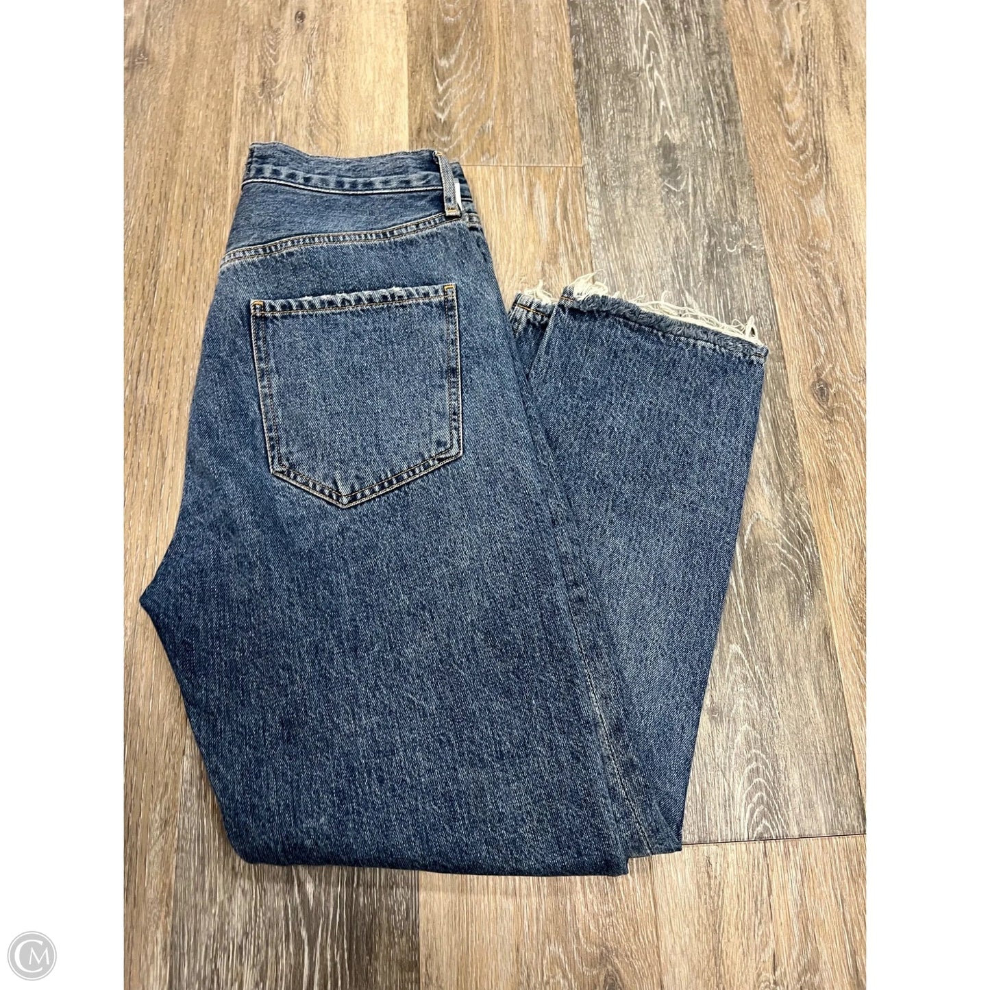 *Jeans Straight By Agolde In Blue Denim, Size: 4/27