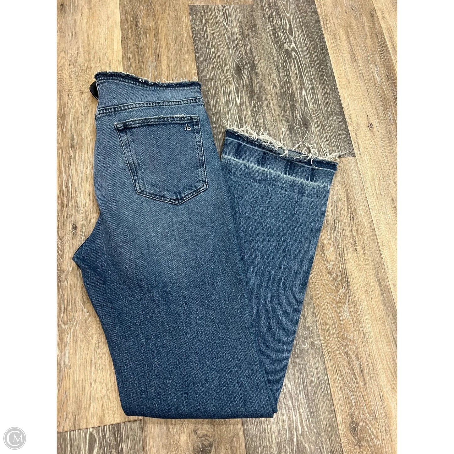 Jeans Boot Cut By Rag And Bone In Blue Denim, Size: 6/28
