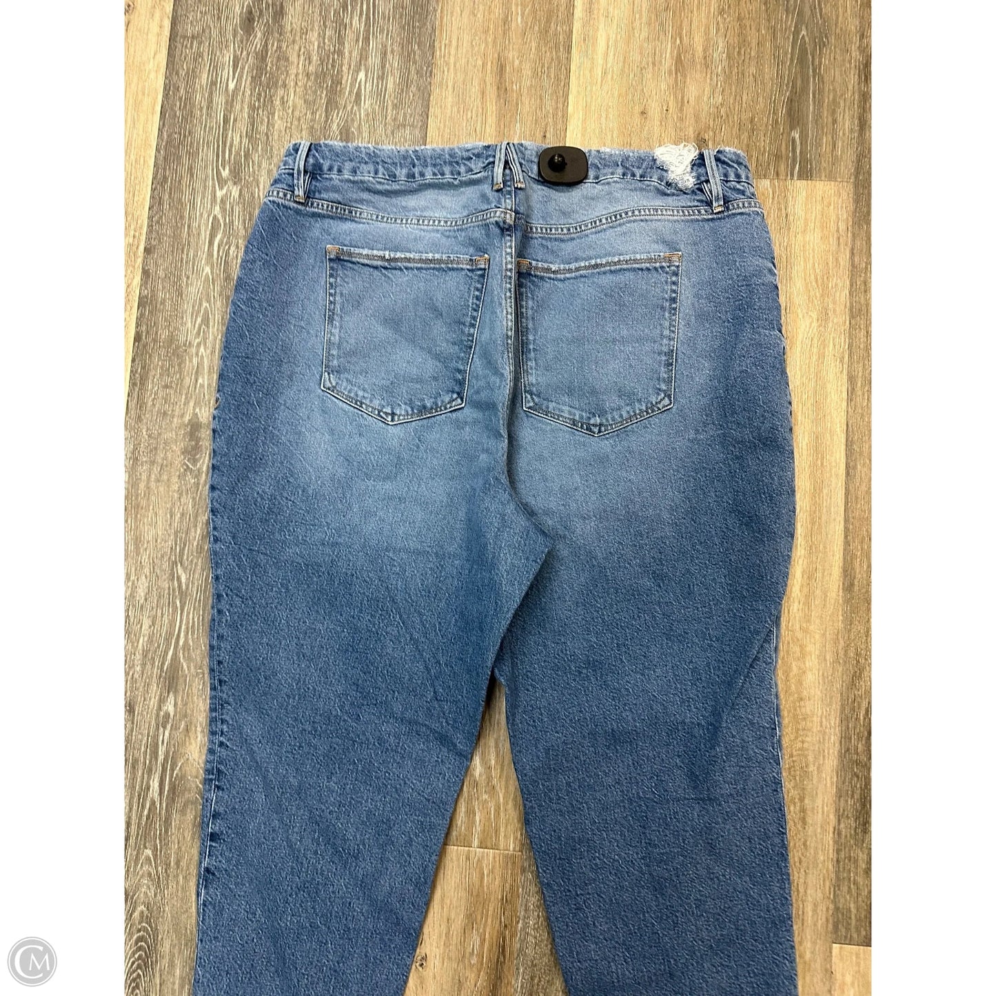 - Jeans Straight By Good American In Blue Denim, Size: 18