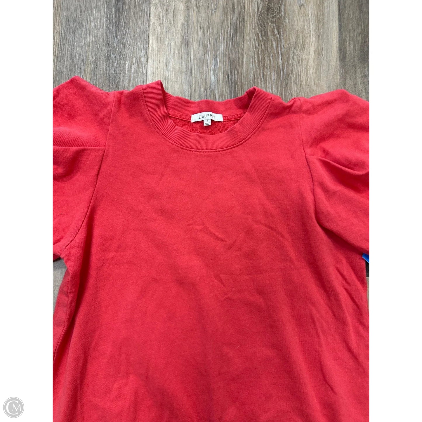 Top Short Sleeve By Z Supply In Red, Size: S