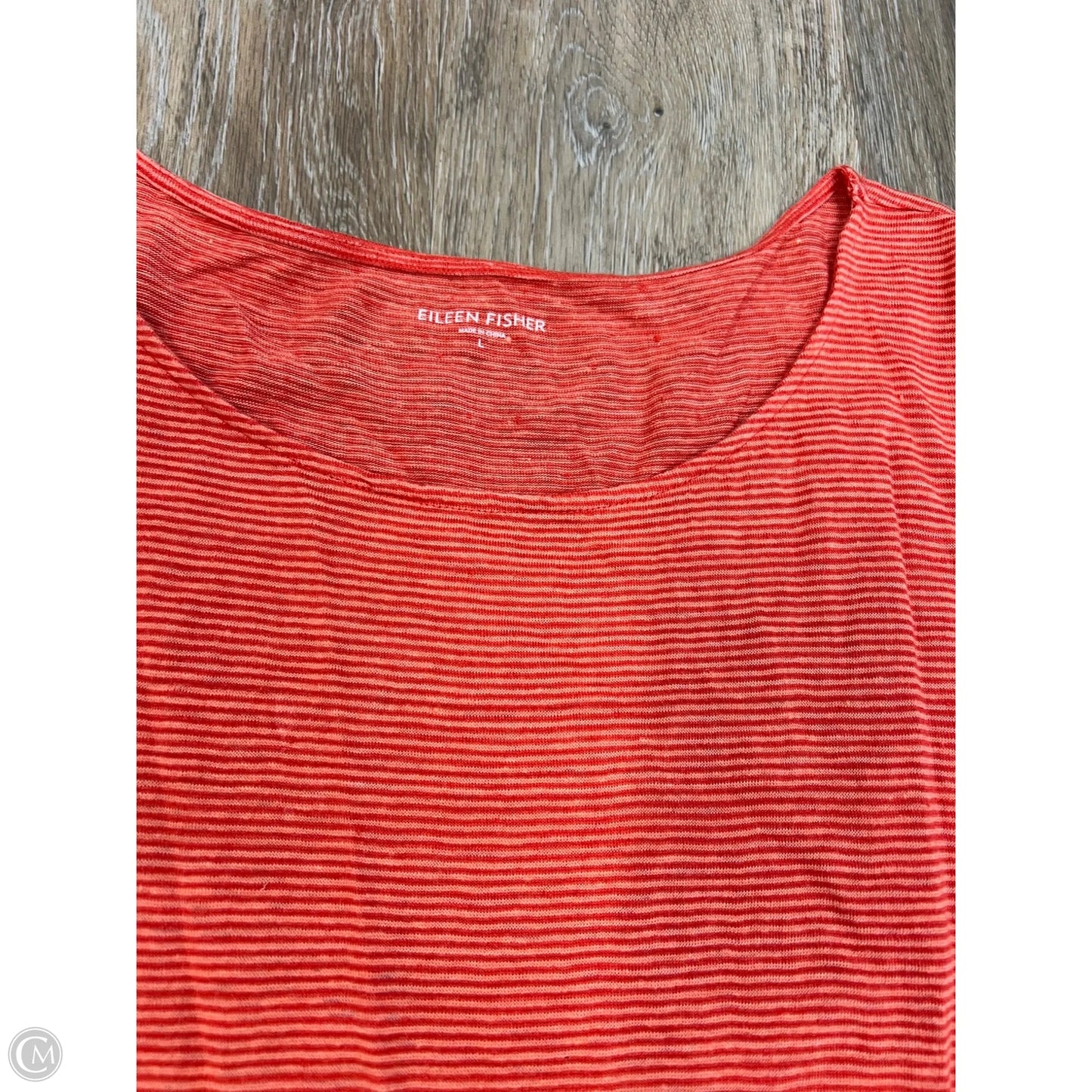 Dress Casual Maxi By Eileen Fisher In Orange, Size: L