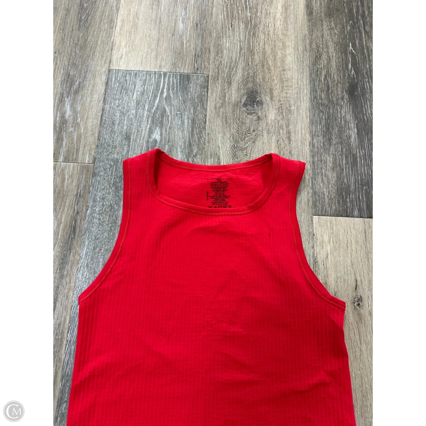 Tank Top By Anthropologie In Red, Size: S