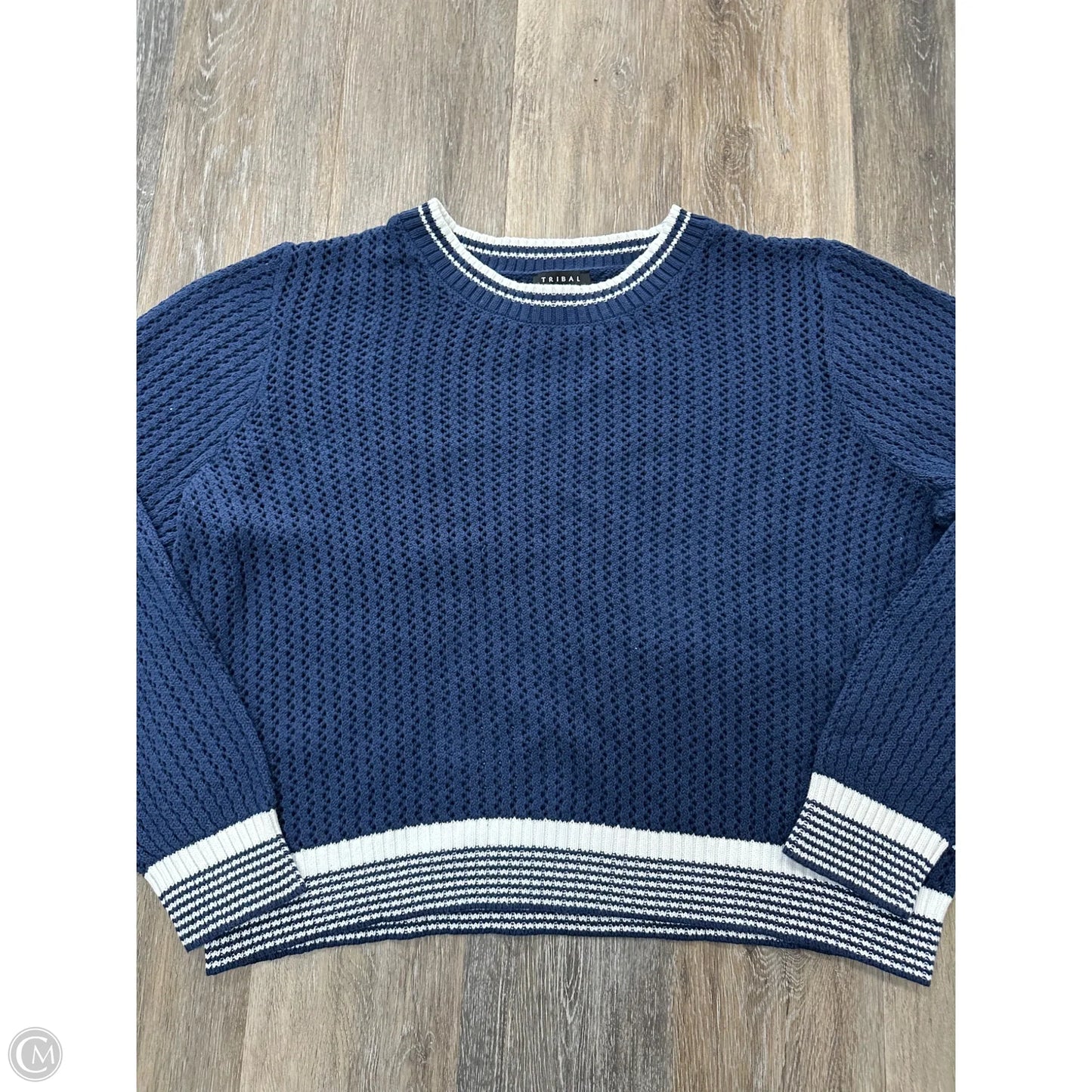 Sweater By Tribal In Navy, Size: Xxl
