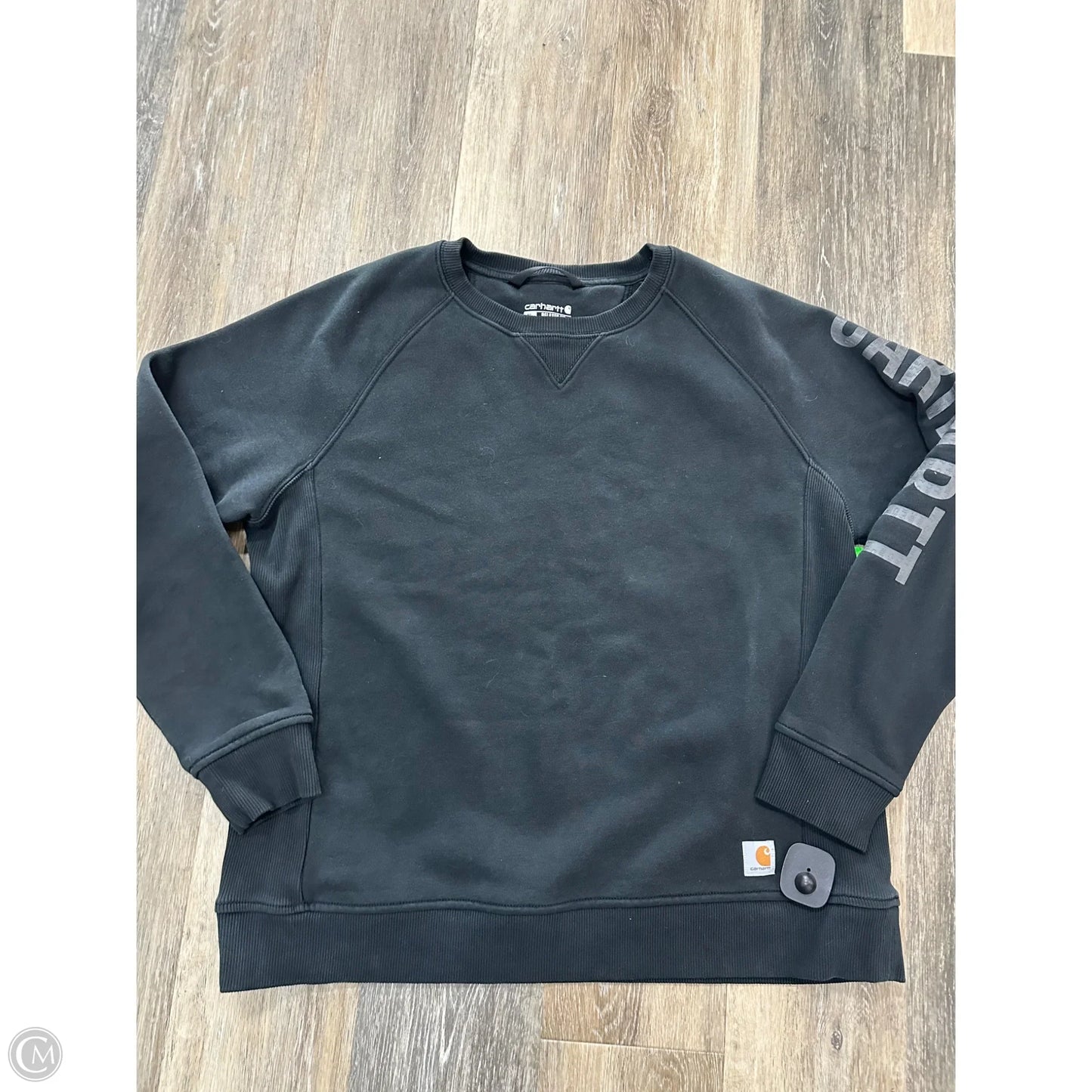 Athletic Sweatshirt Crewneck By Carhartt In Black, Size: Xl