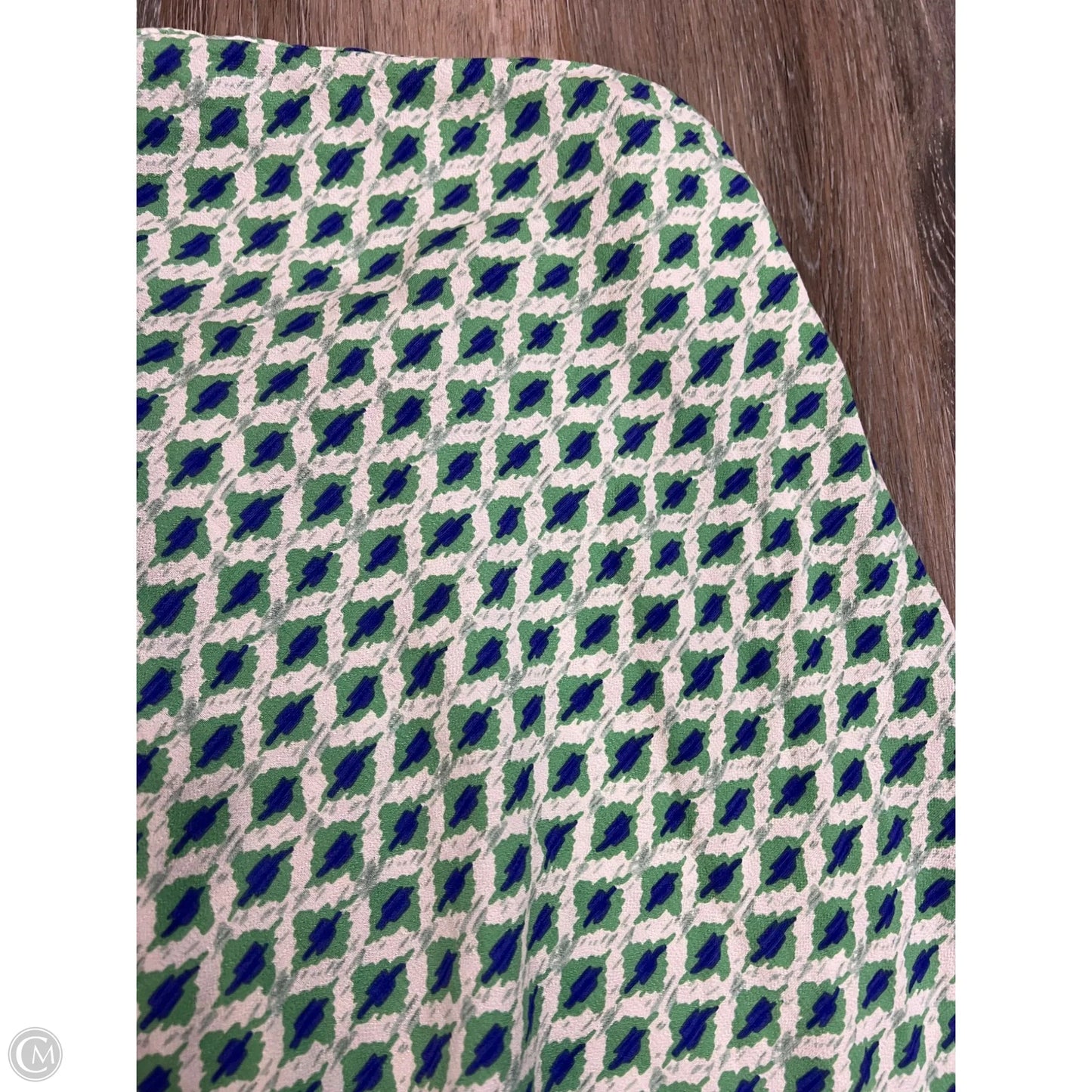 Dress Casual Maxi By Vici In Blue & Green, Size: L