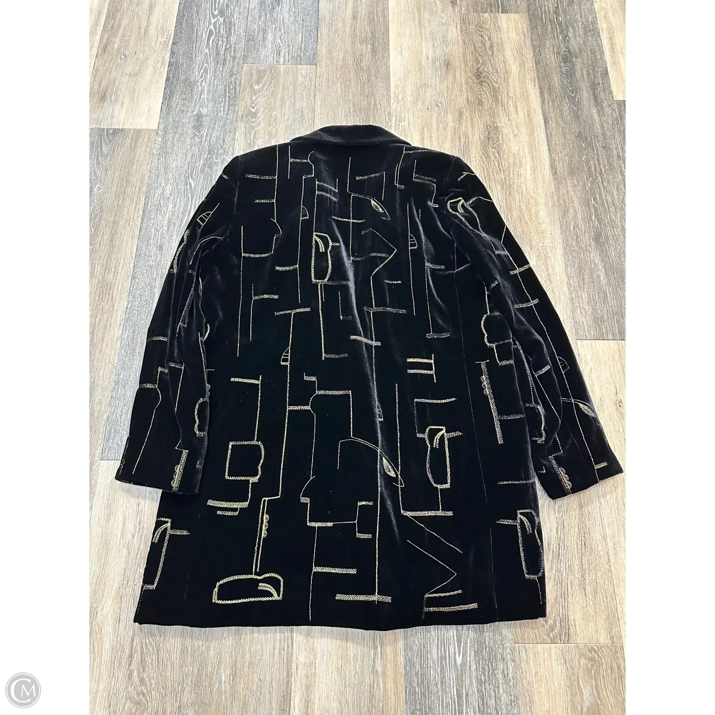 Blazer Designer By Lafayette 148 In Black, Size: M