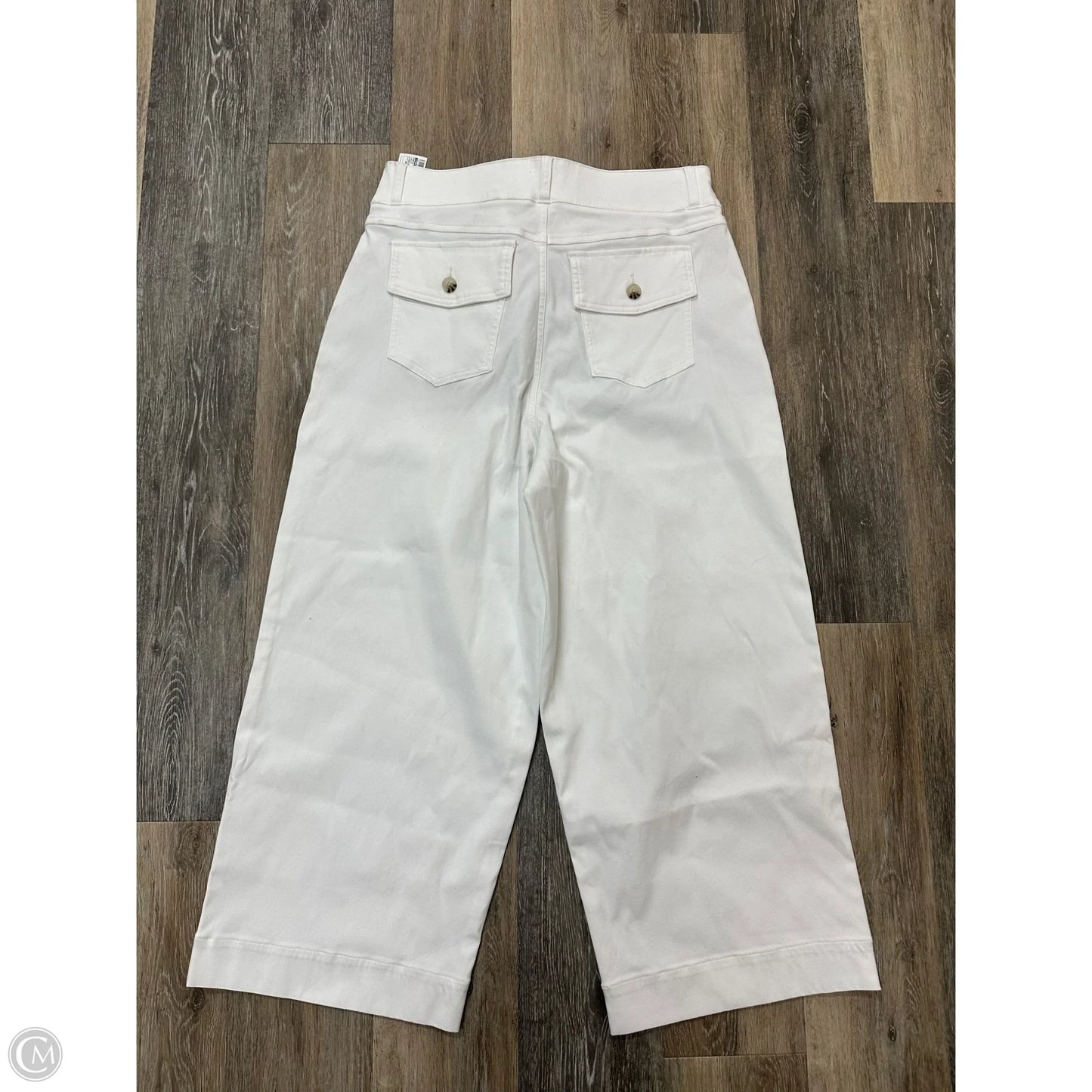 Pants Cropped By Spanx In White, Size: 2x