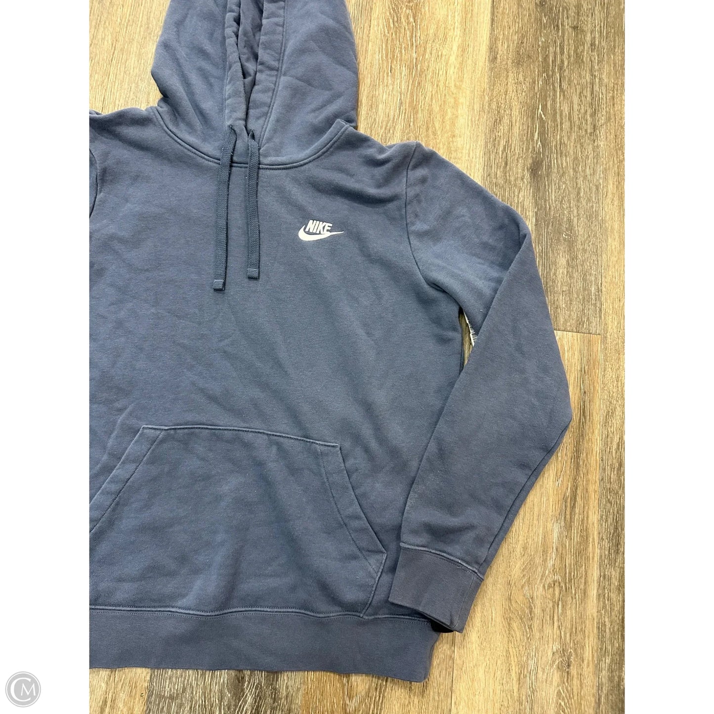 Athletic Sweatshirt Hoodie By Nike Apparel In Blue, Size: S