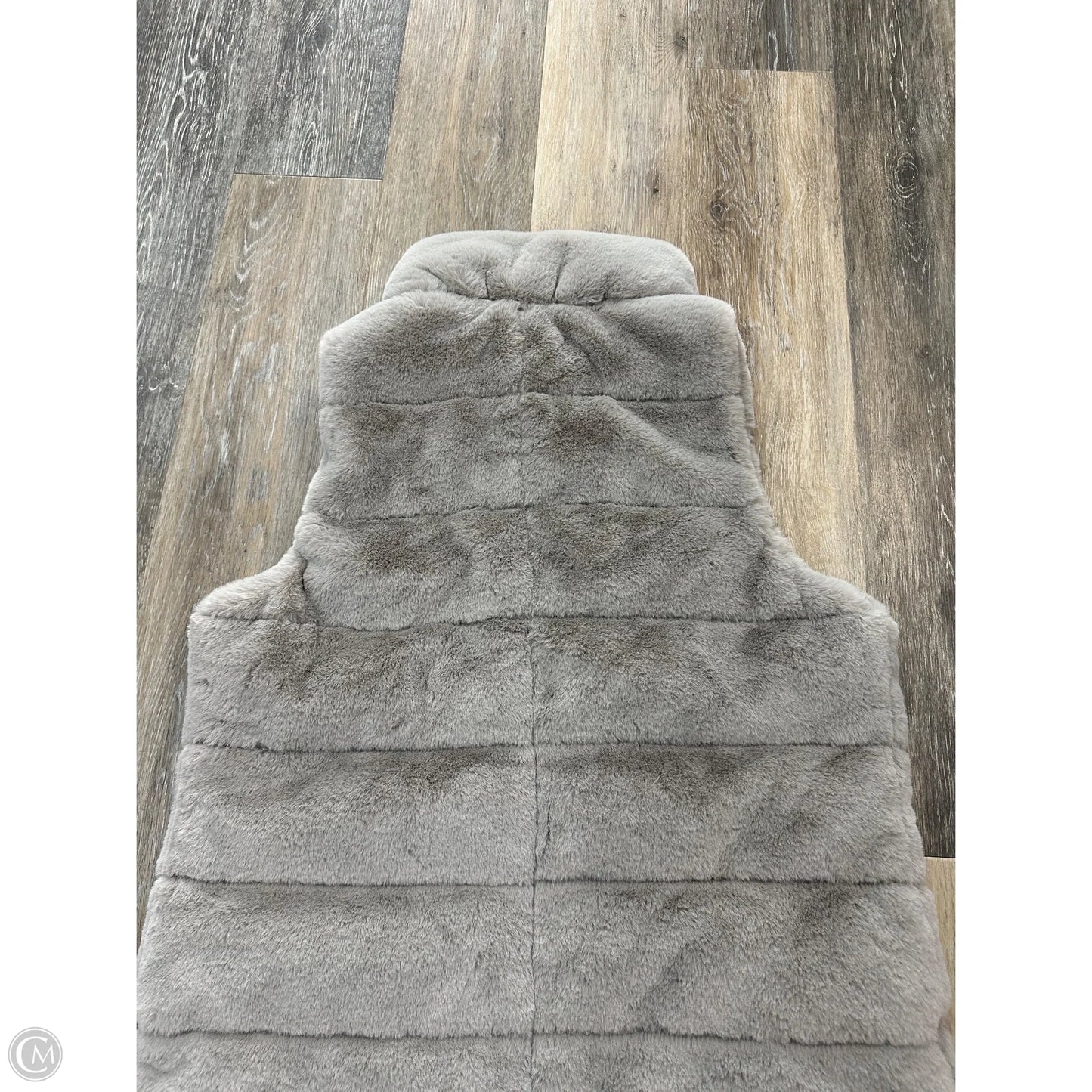 Vest Faux Fur & Sherpa By Evereve In Grey, Size: M