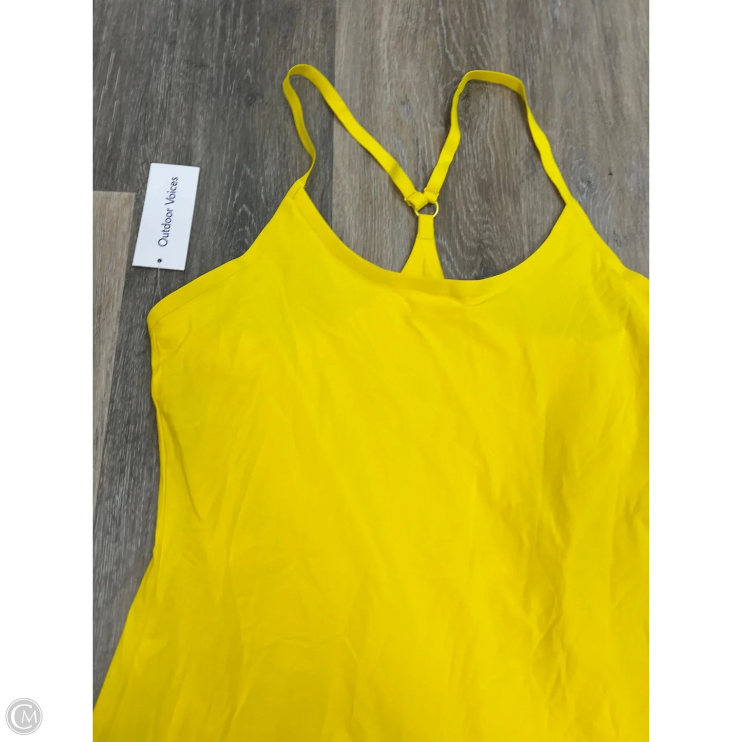 Athletic Dress By Outdoor Voices In Yellow, Size: M