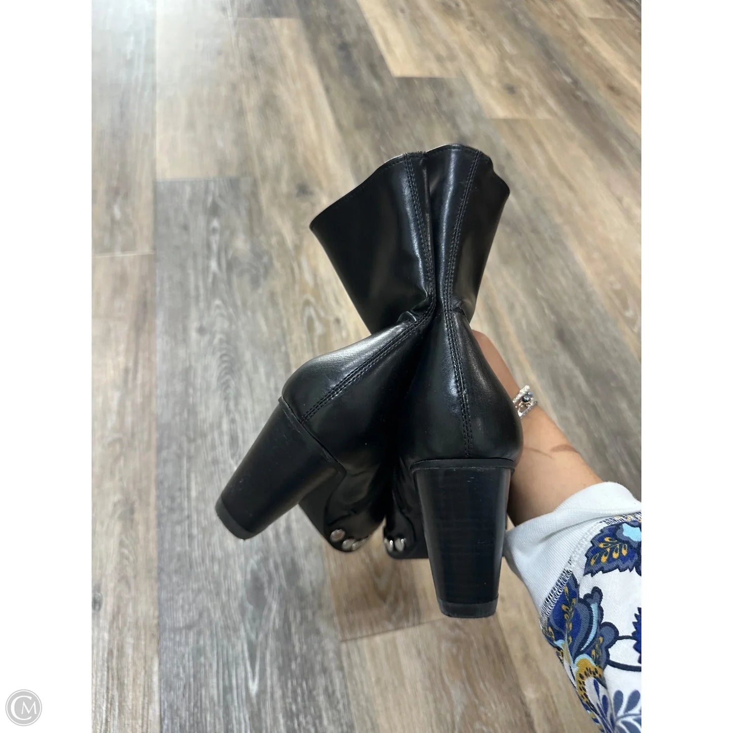 Boots Ankle Heels By Jeffrey Campbell In Black, Size: 9.5