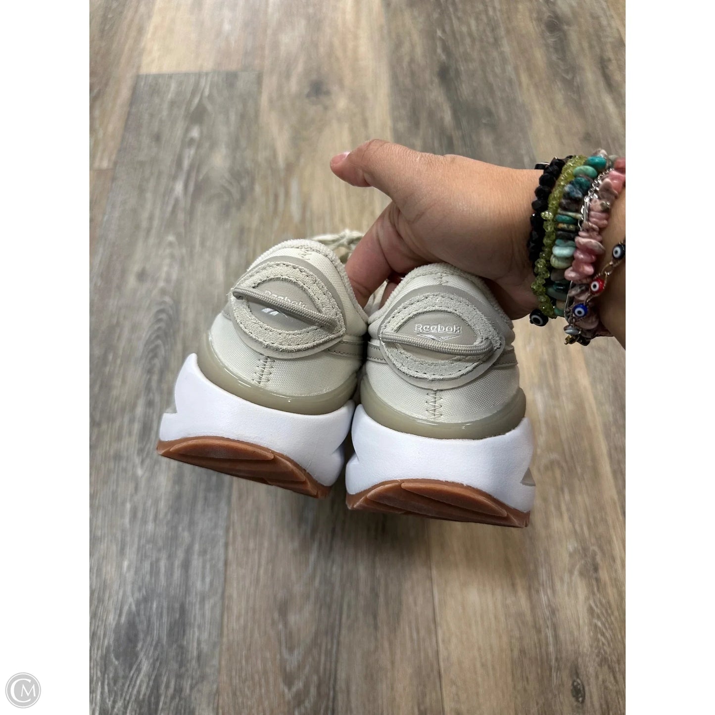 Shoes Athletic By Reebok In Tan, Size: 8