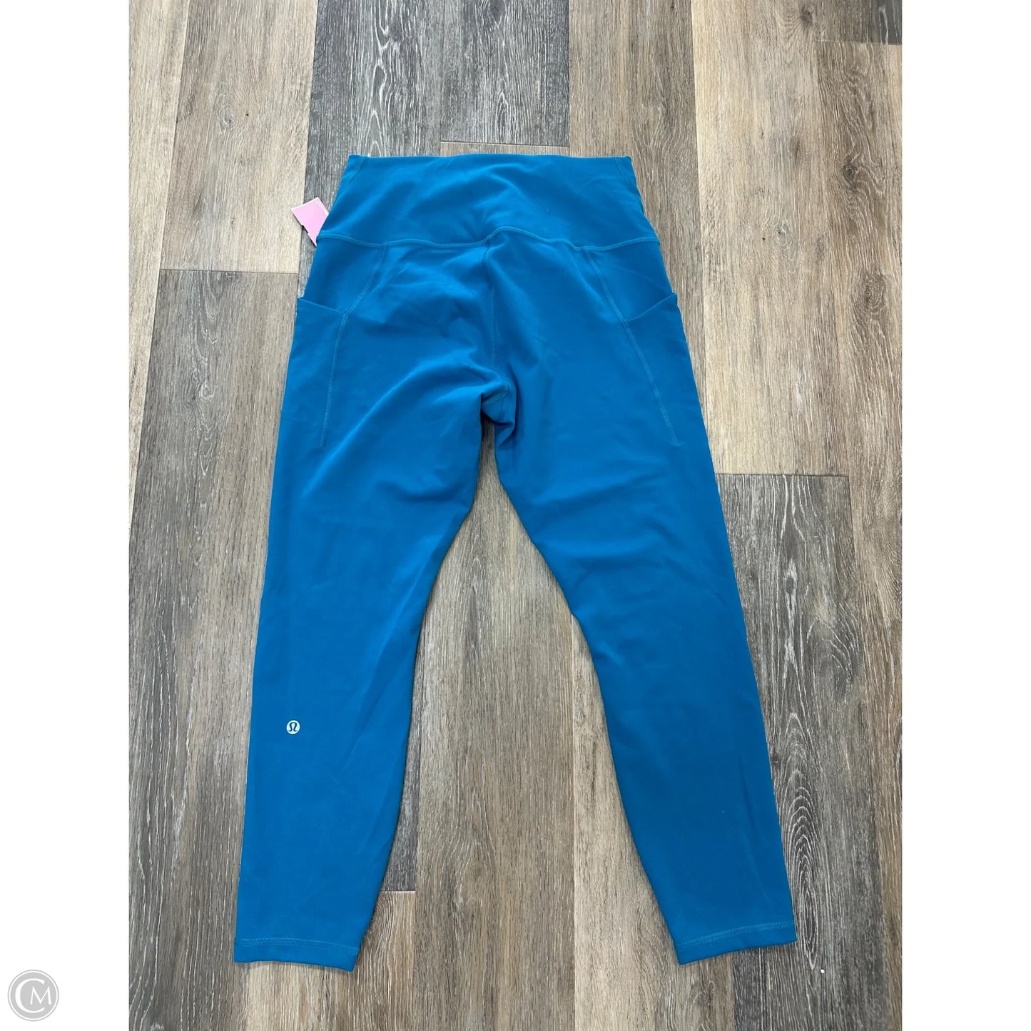 Athletic Leggings By Lululemon In Blue, Size: 12