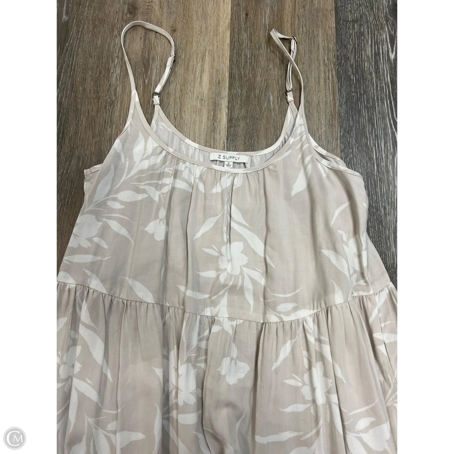 -Dress Casual Maxi By Z Supply In Cream, Size: S