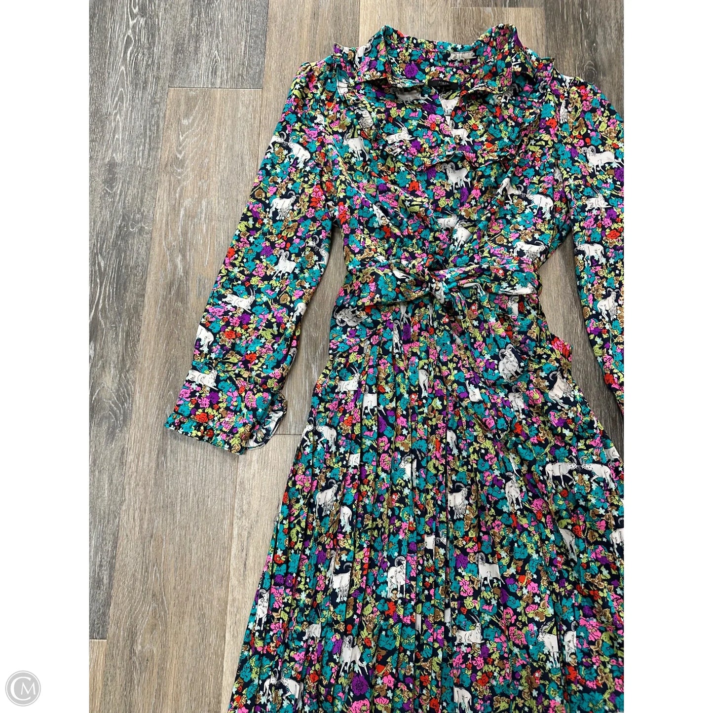 Dress Casual Maxi By J. Crew In Floral Print, Size: 12
