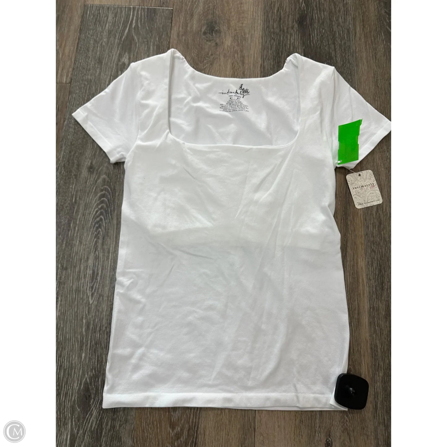 Top Short Sleeve By Free People In White, Size: M