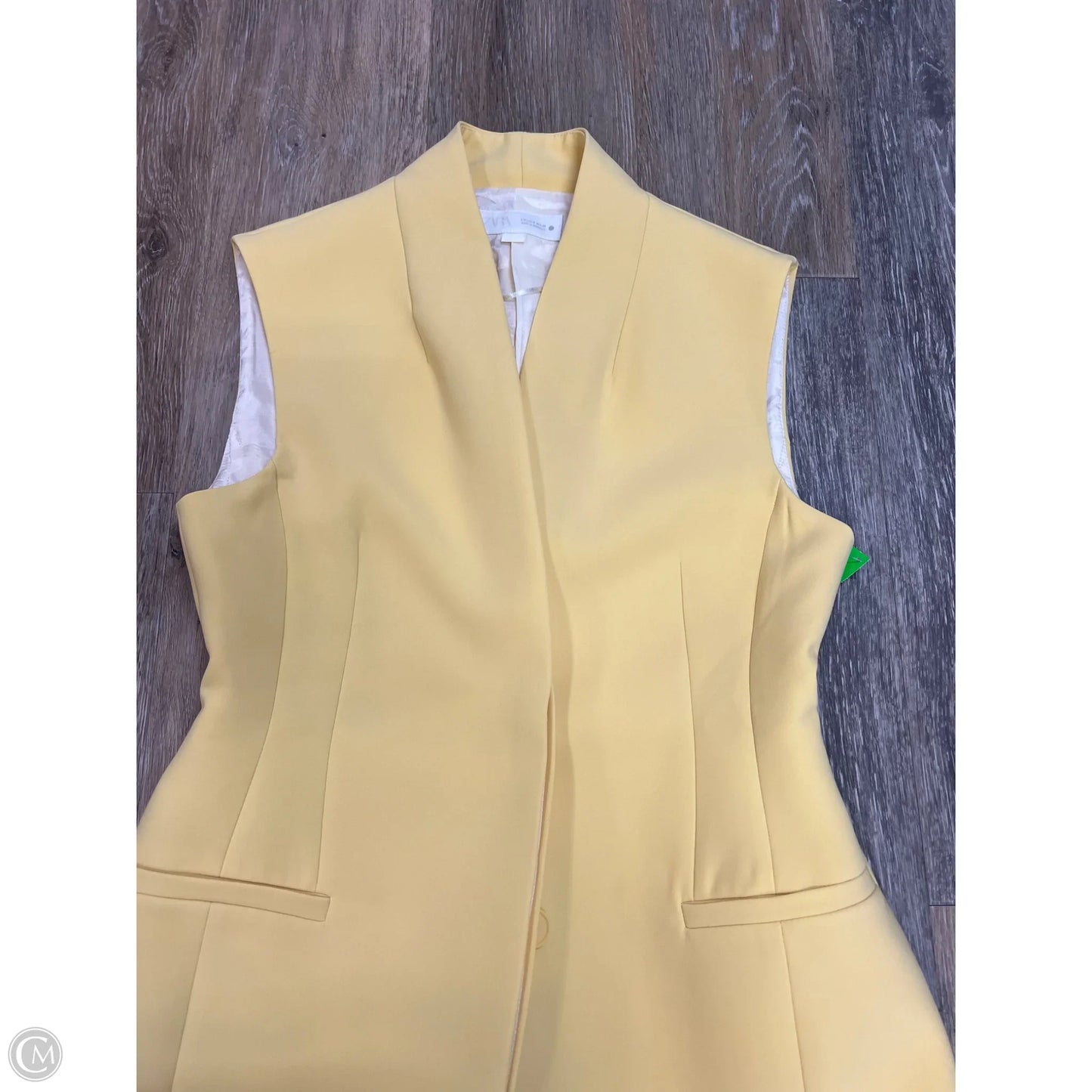 Vest Other By Zara In Yellow, Size: S