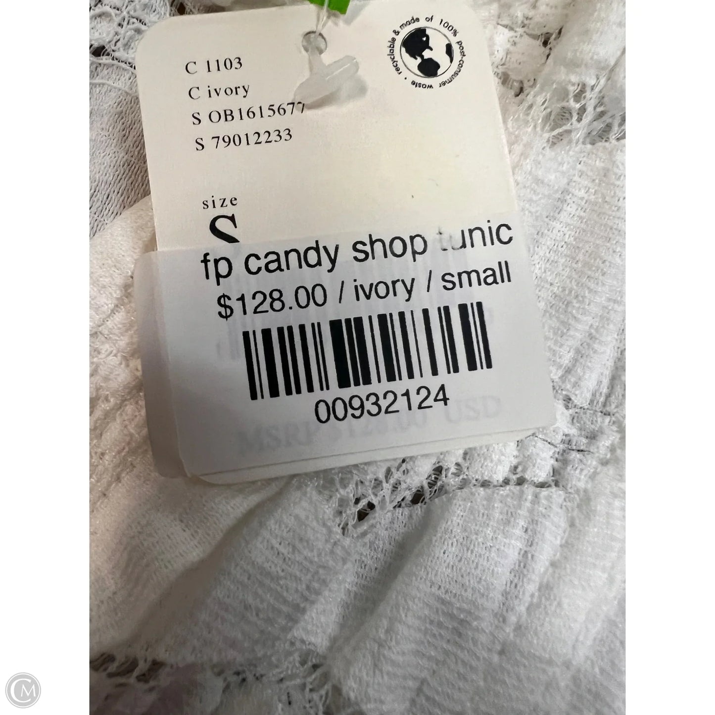 Blouse Long Sleeve Tunic By Free People In White, Size: S