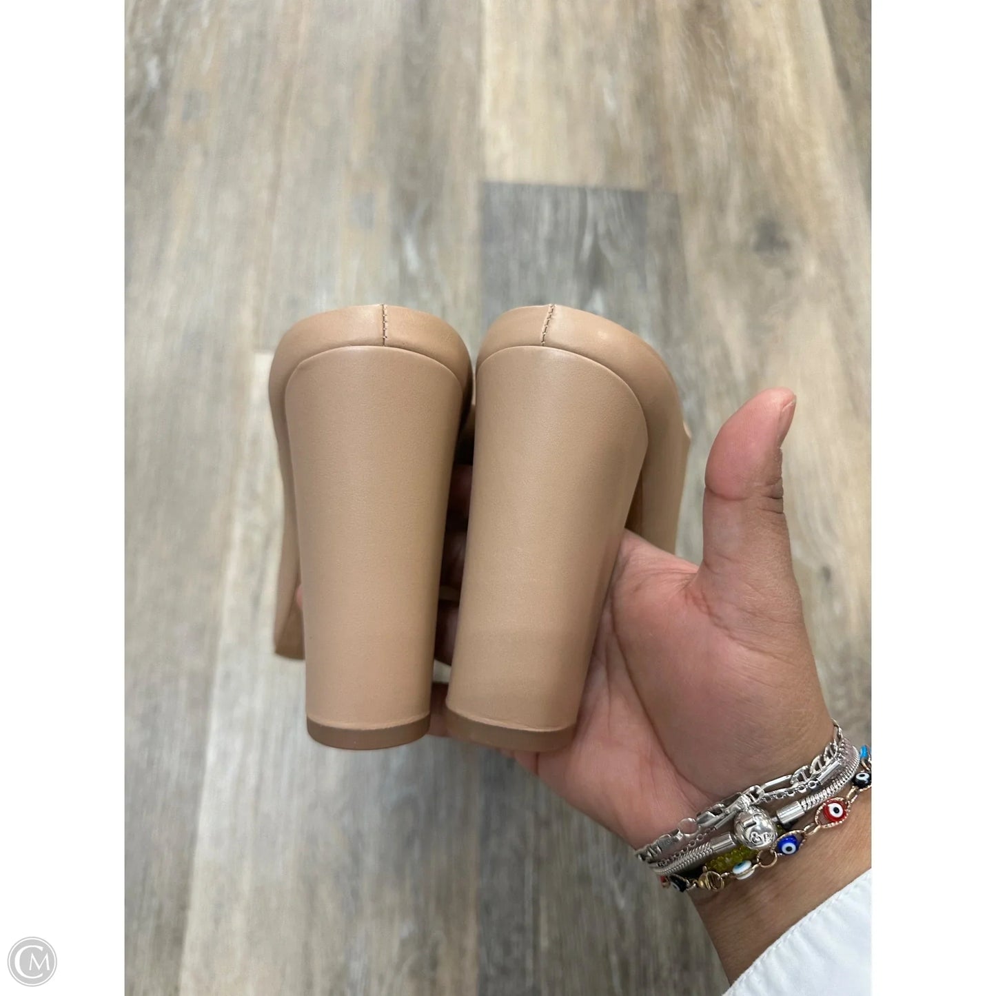 Shoes Heels Block By Vince In Tan, Size: 8