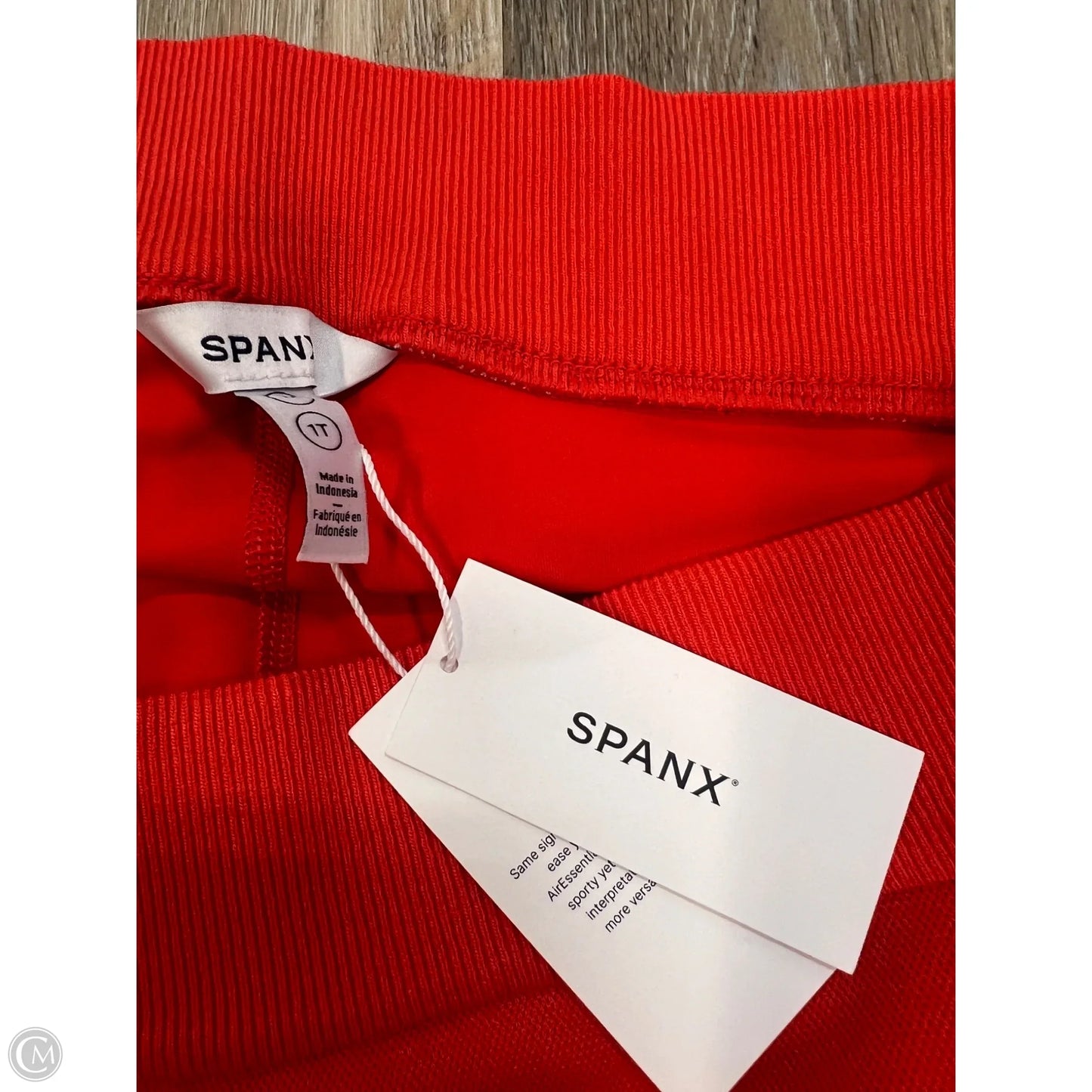 -Athletic Skort By Spanx In Orange, Size: 1x