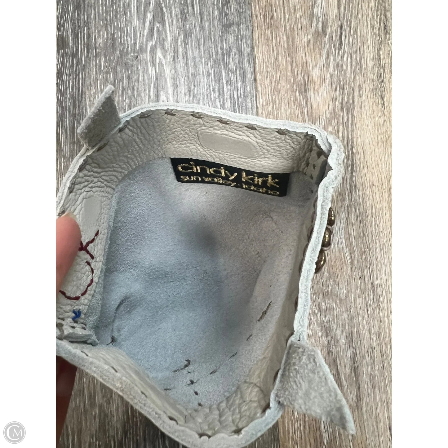 Clutch Leather By Cindy Kirk, Size: Small