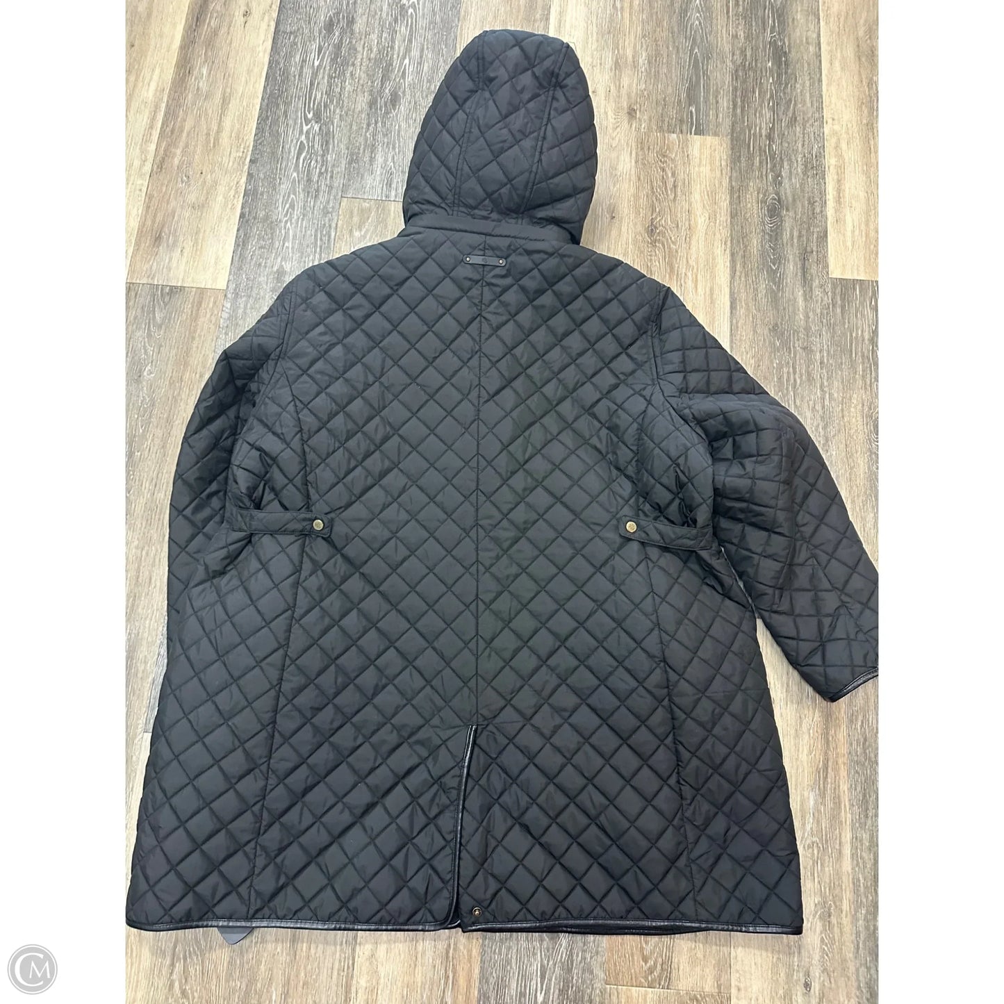 Coat Puffer & Quilted By Lauren By Ralph Lauren In Black, Size: 3x
