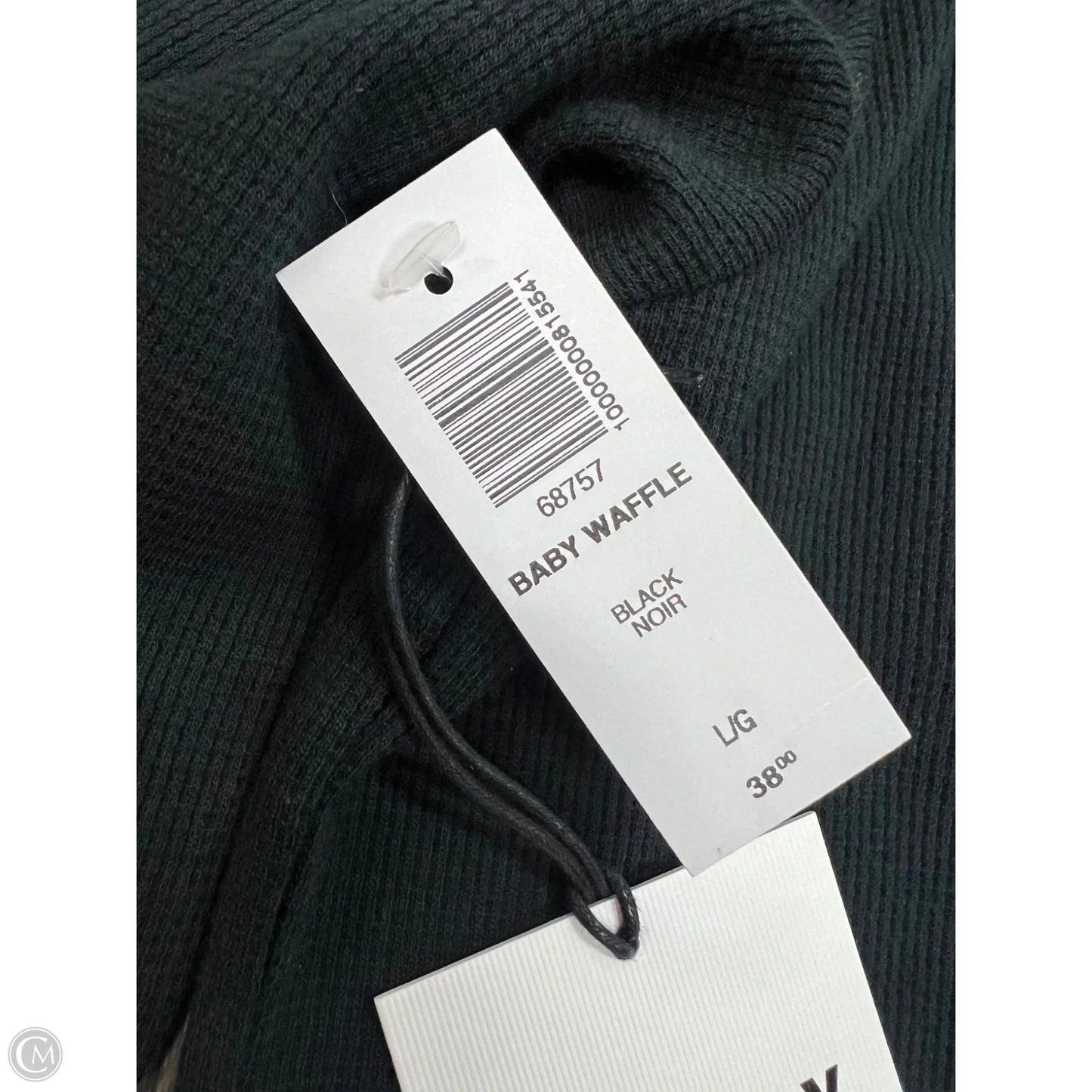 Top Long Sleeve By Sunday Best In Black, Size: L
