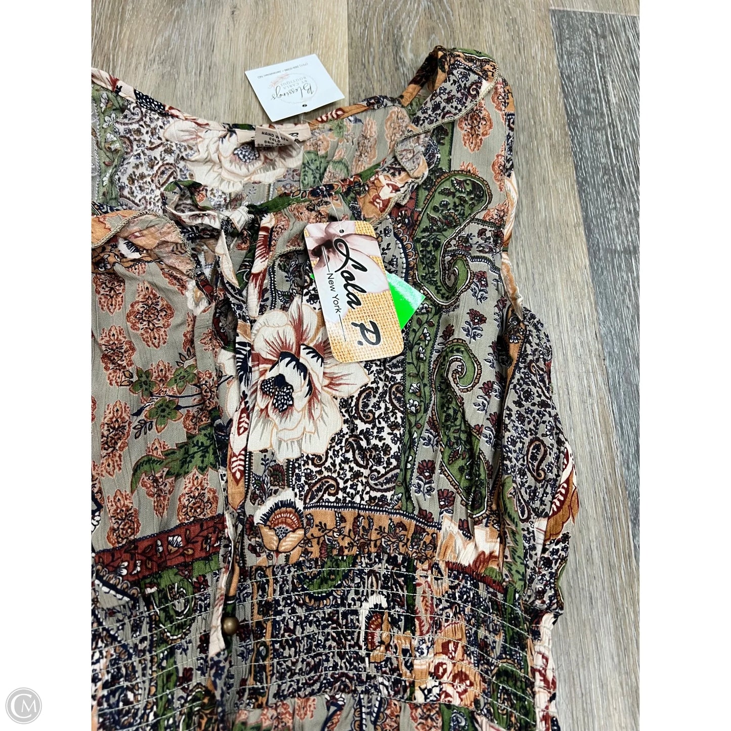 Dress Casual Maxi By Lola P In Brown, Size: M
