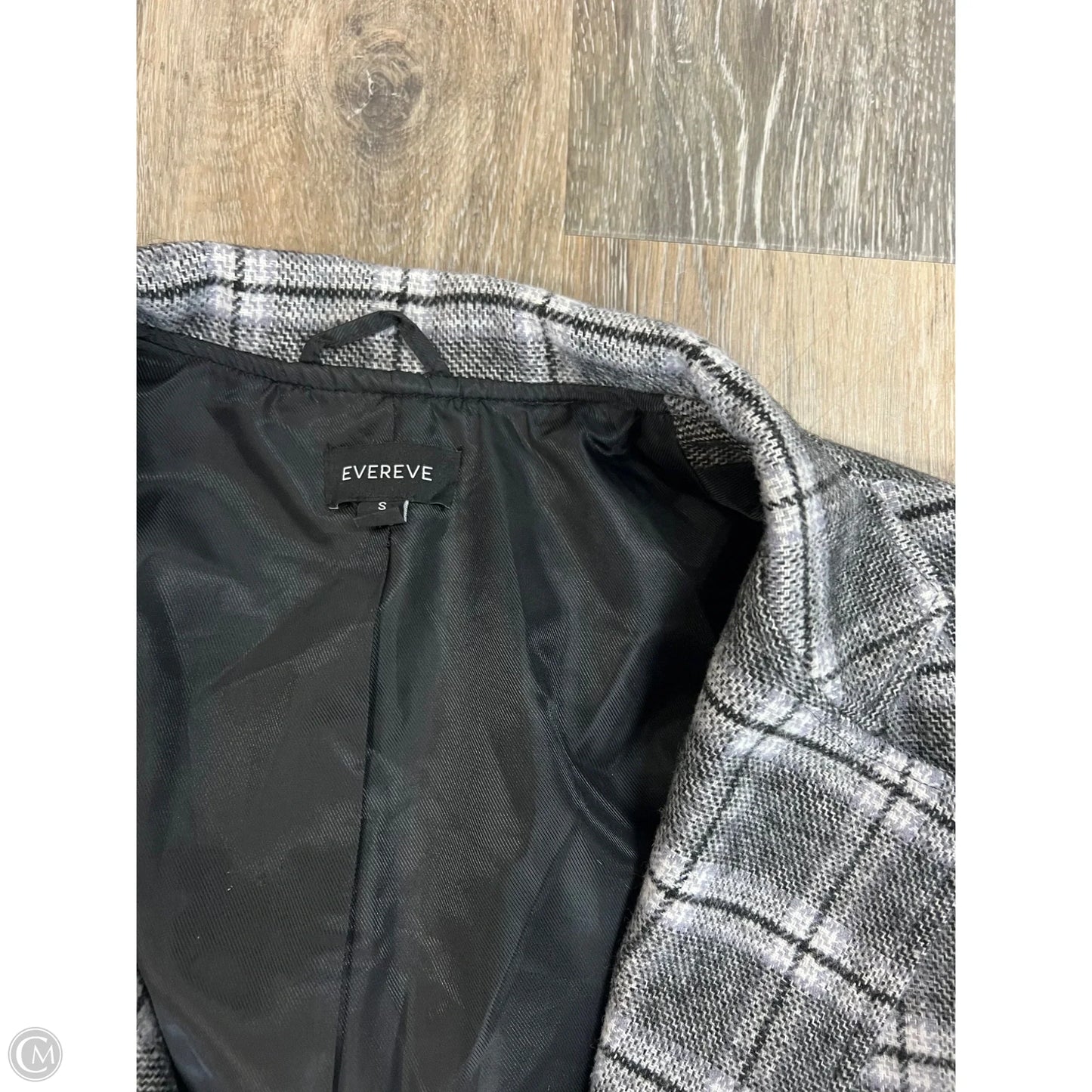 Coat Peacoat By Evereve In Plaid Pattern, Size: S