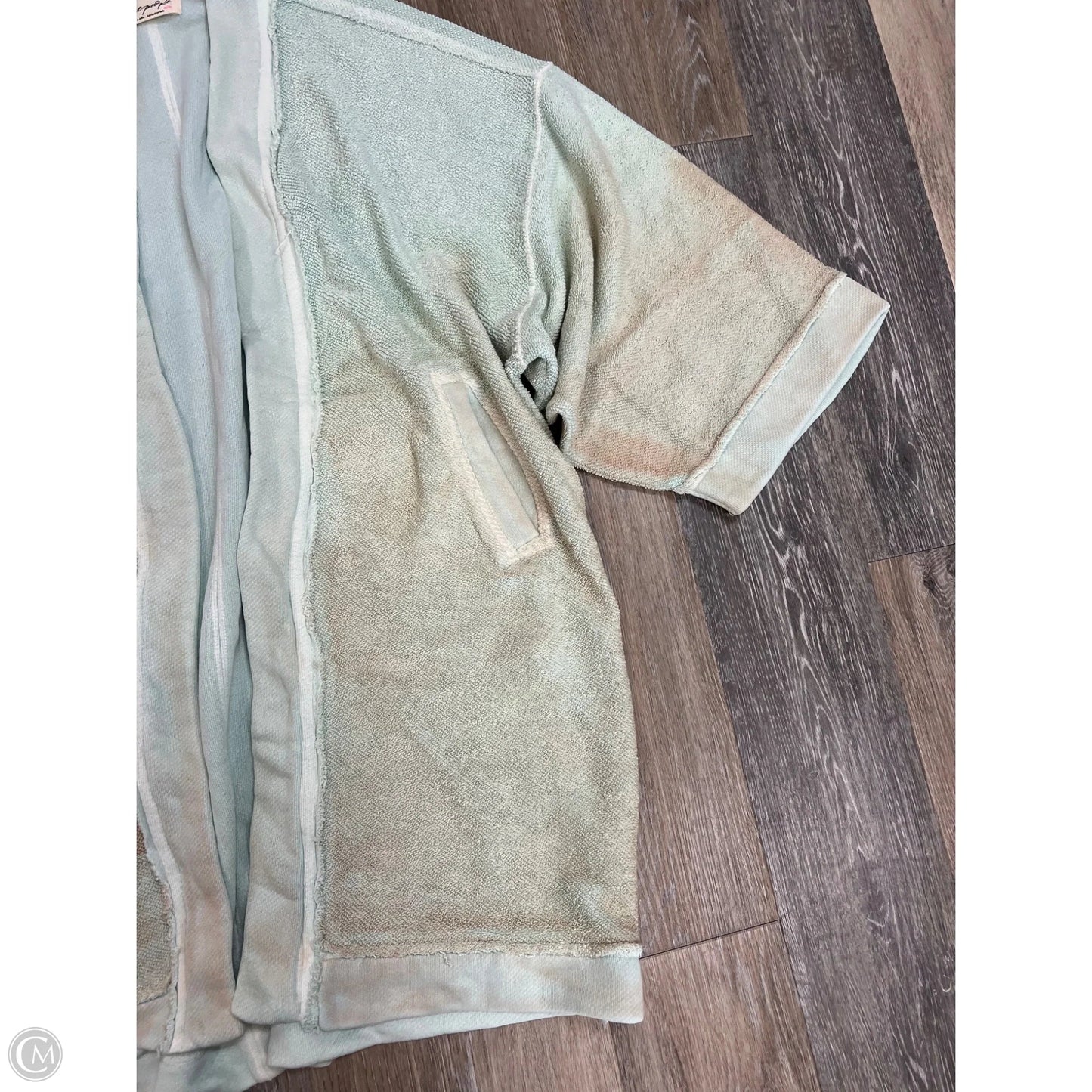 Sweater Cardigan By Free People In Green, Size: M