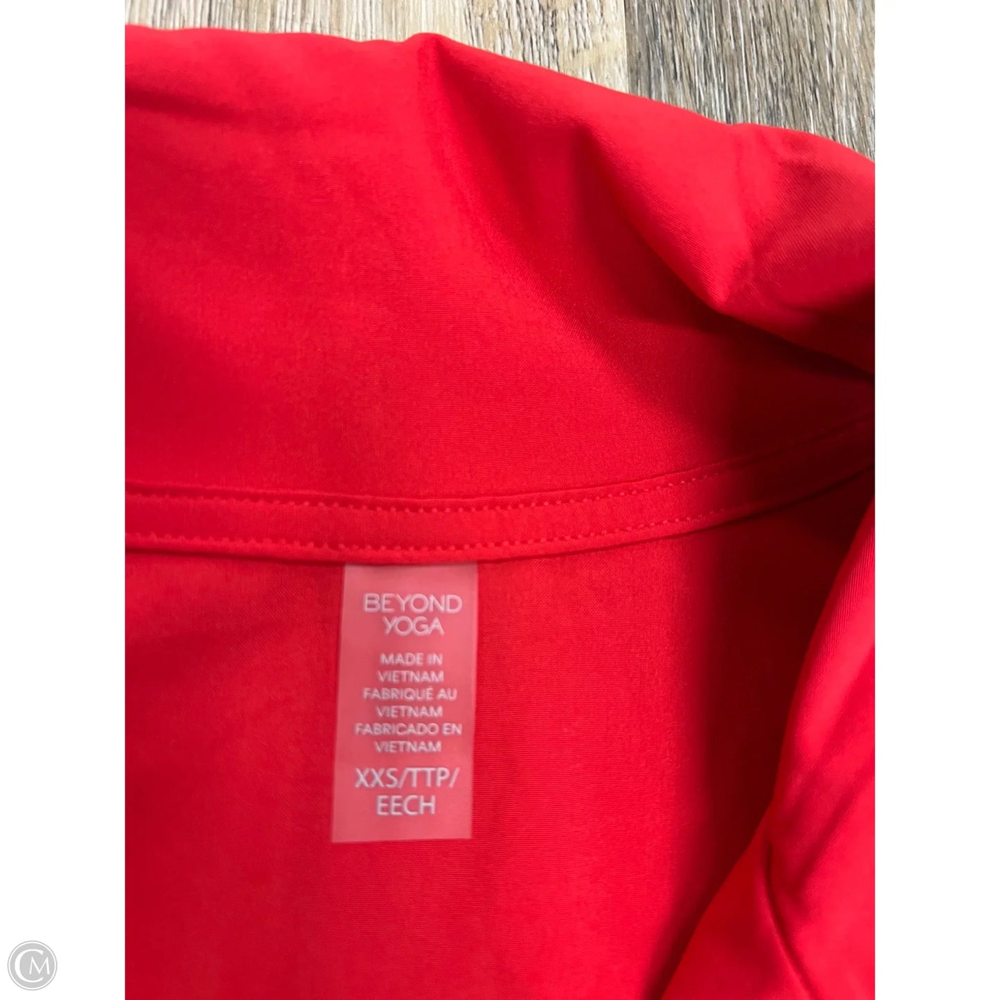 Athletic Jacket By Beyond Yoga In Red, Size: Xxs