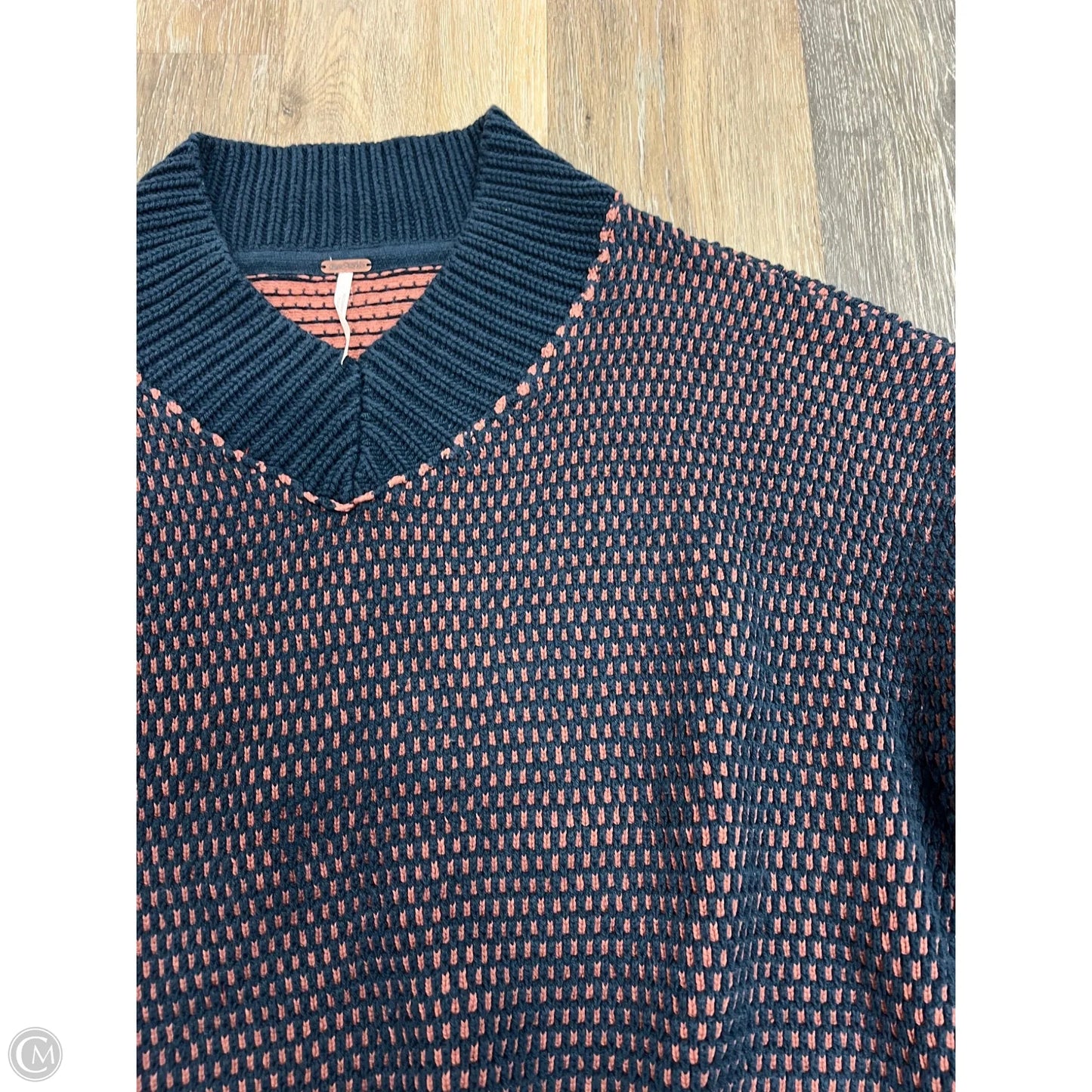 Sweater By Free People In Blue & Pink, Size: M