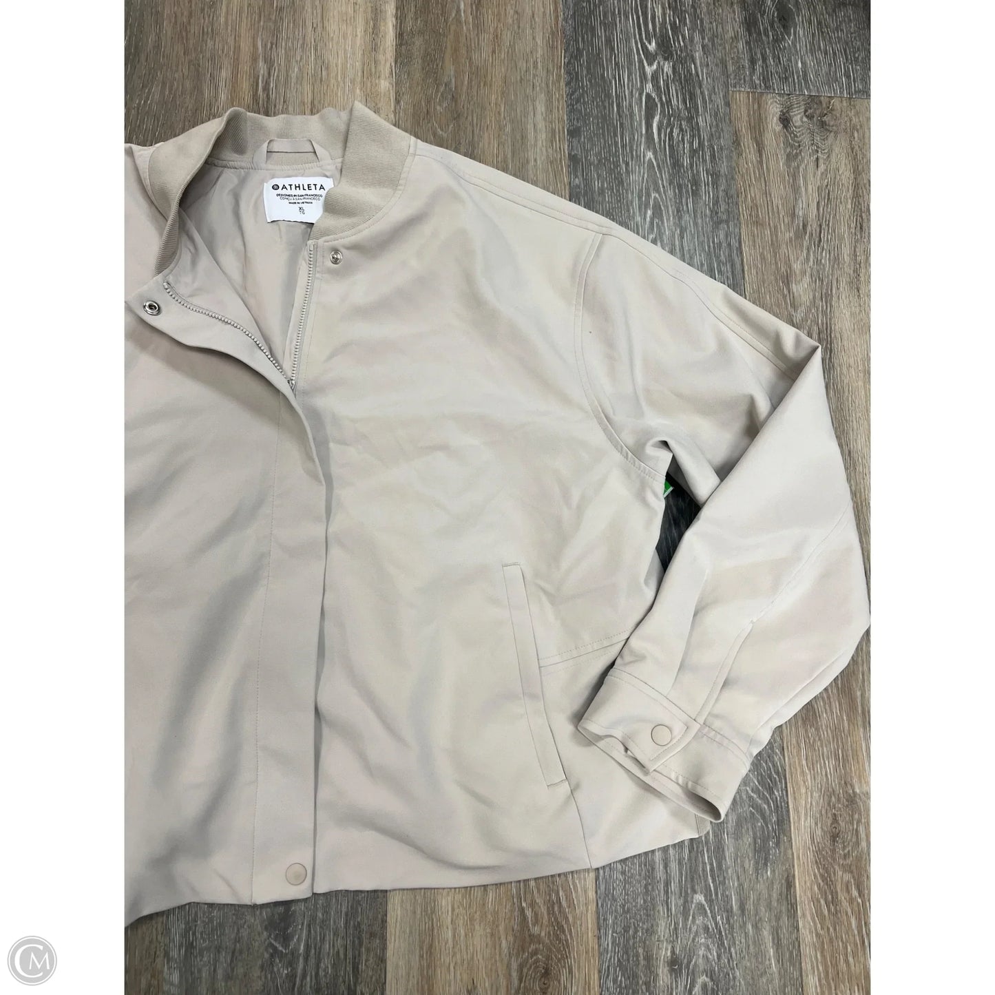 Jacket Other By Athleta In Cream, Size: Xl