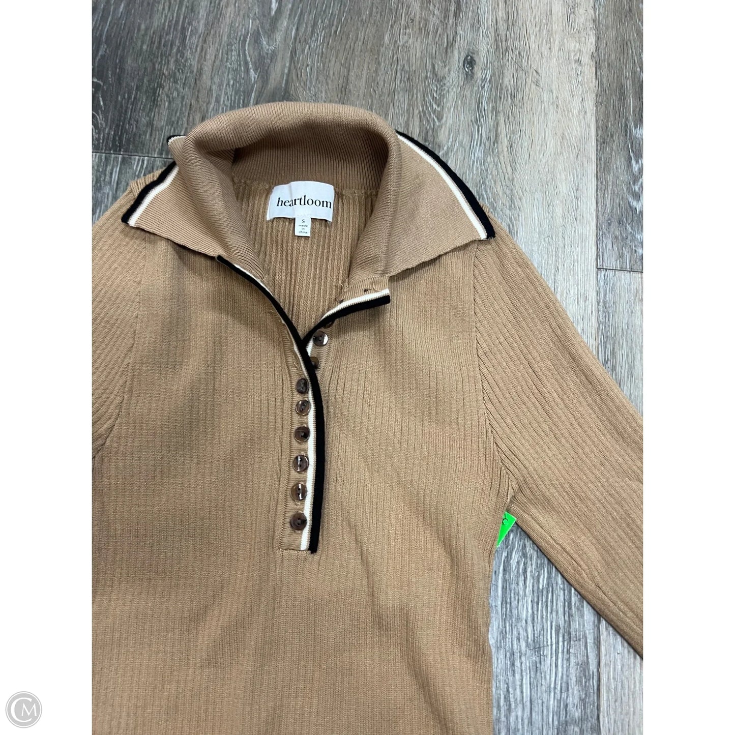 Sweater By Heartloom In Tan, Size: S